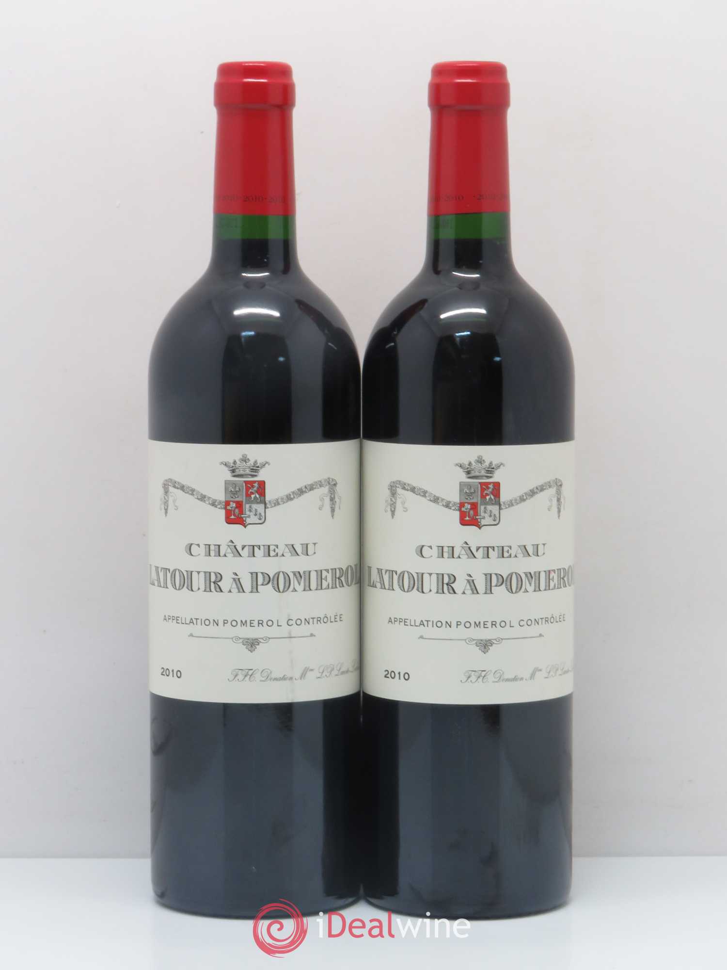 Château Latour à Pomerol 2010 - Lot de 2 bouteilles - 0