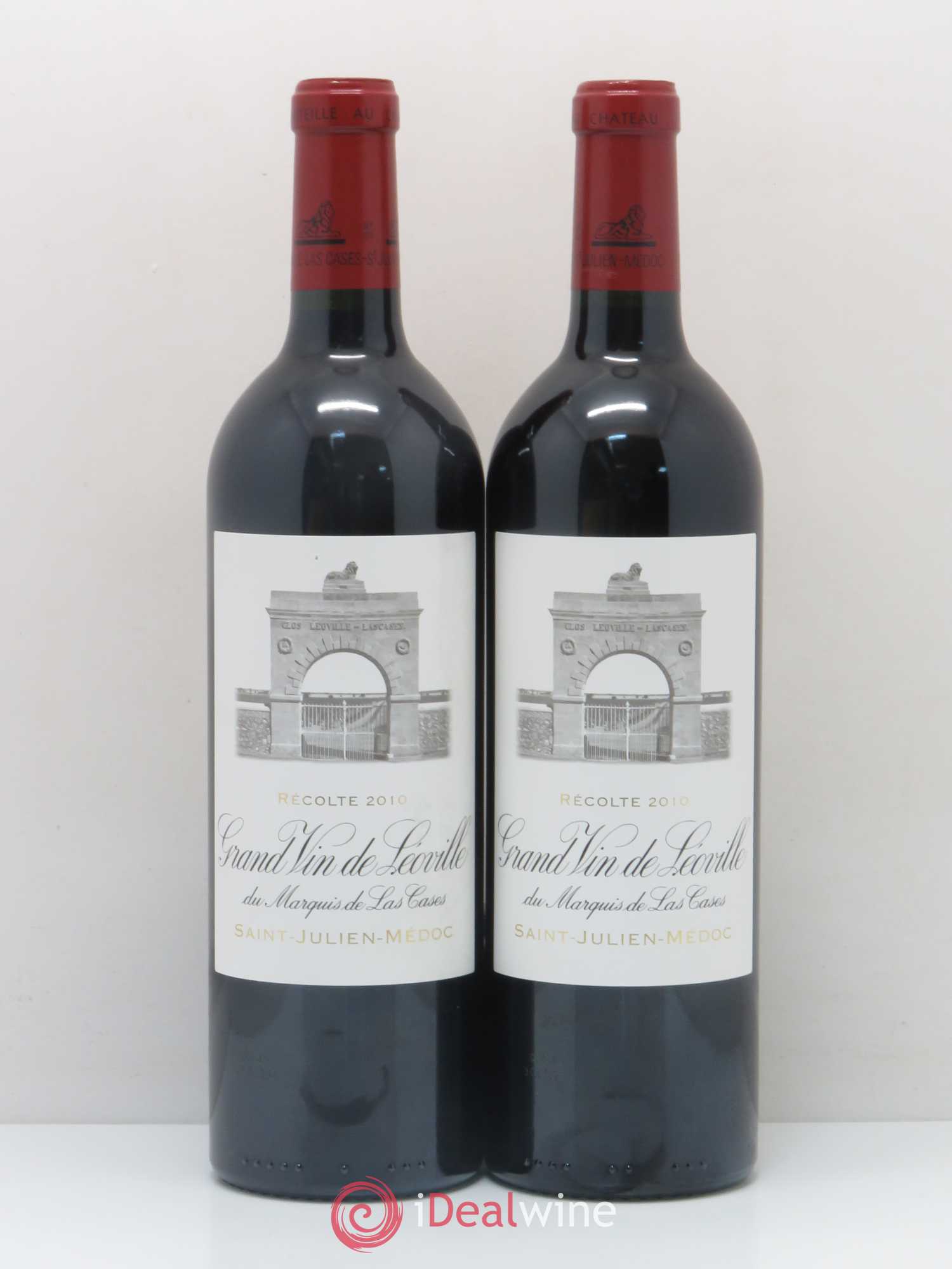 Château Léoville Las Cases 2ème Grand Cru Classé 2010 - Lot de 2 bouteilles - 0