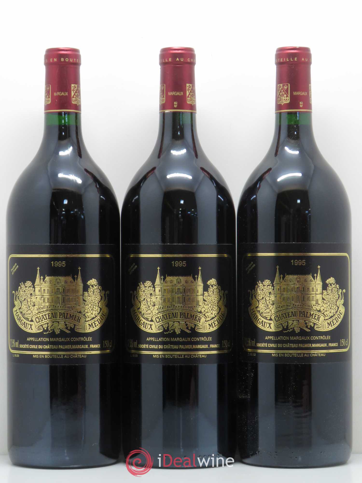 Château Palmer 3ème Grand Cru Classé 1995 - Lot de 6 magnums - 1