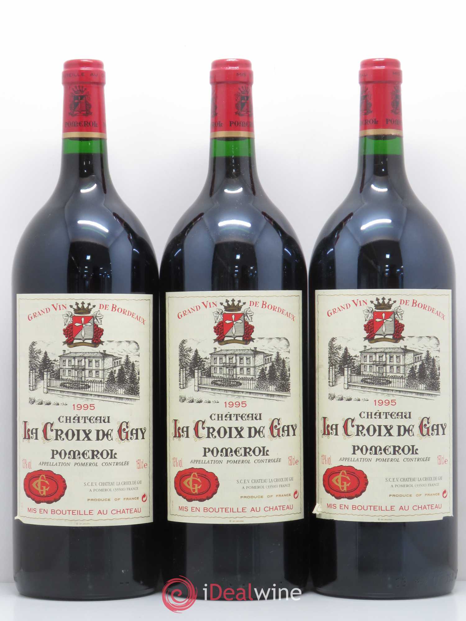 Château la Croix de Gay 1995 - Lot de 6 magnums - 2