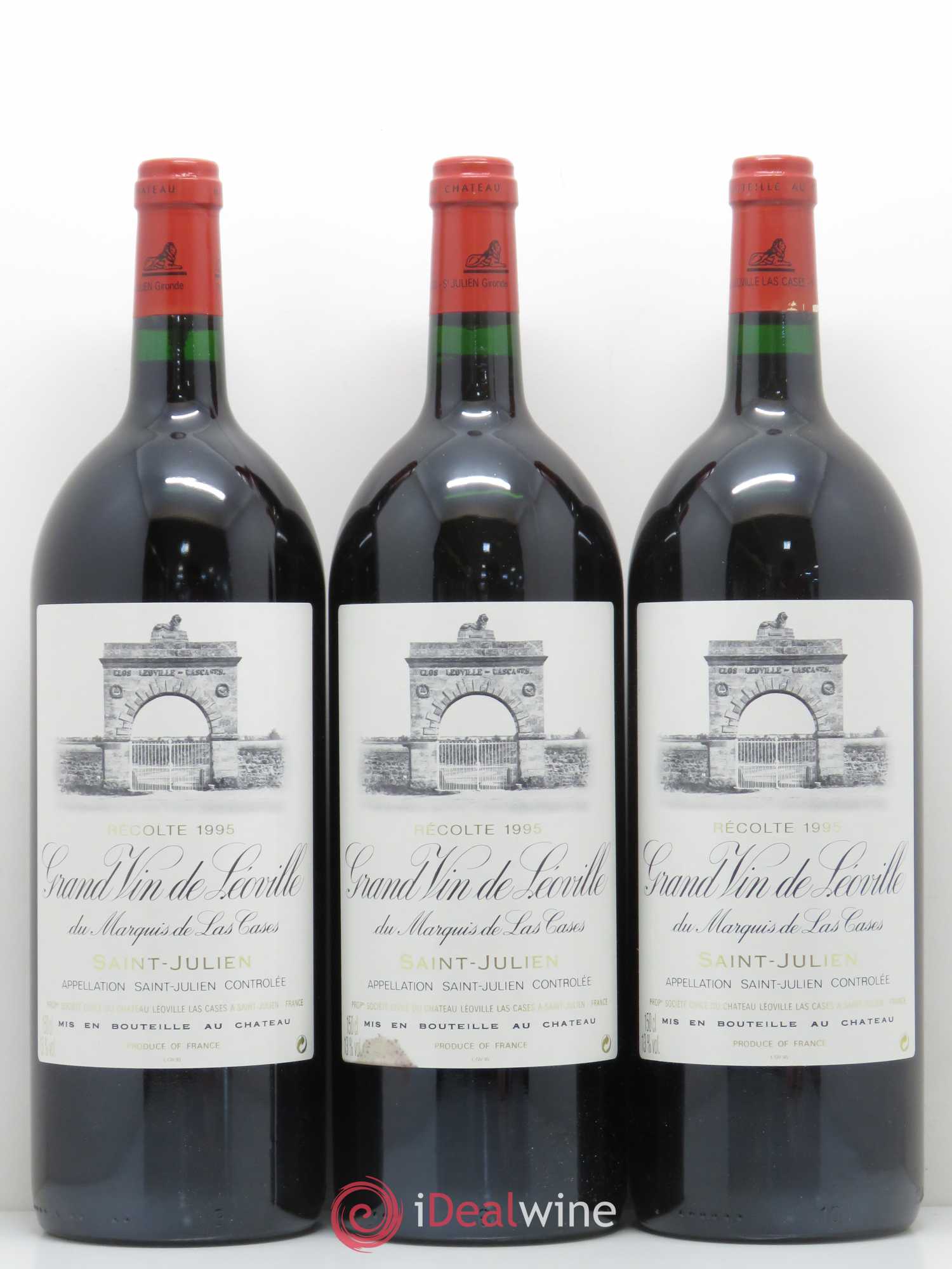 Château Léoville Las Cases 2ème Grand Cru Classé 1995 - Lot de 6 magnums - 2