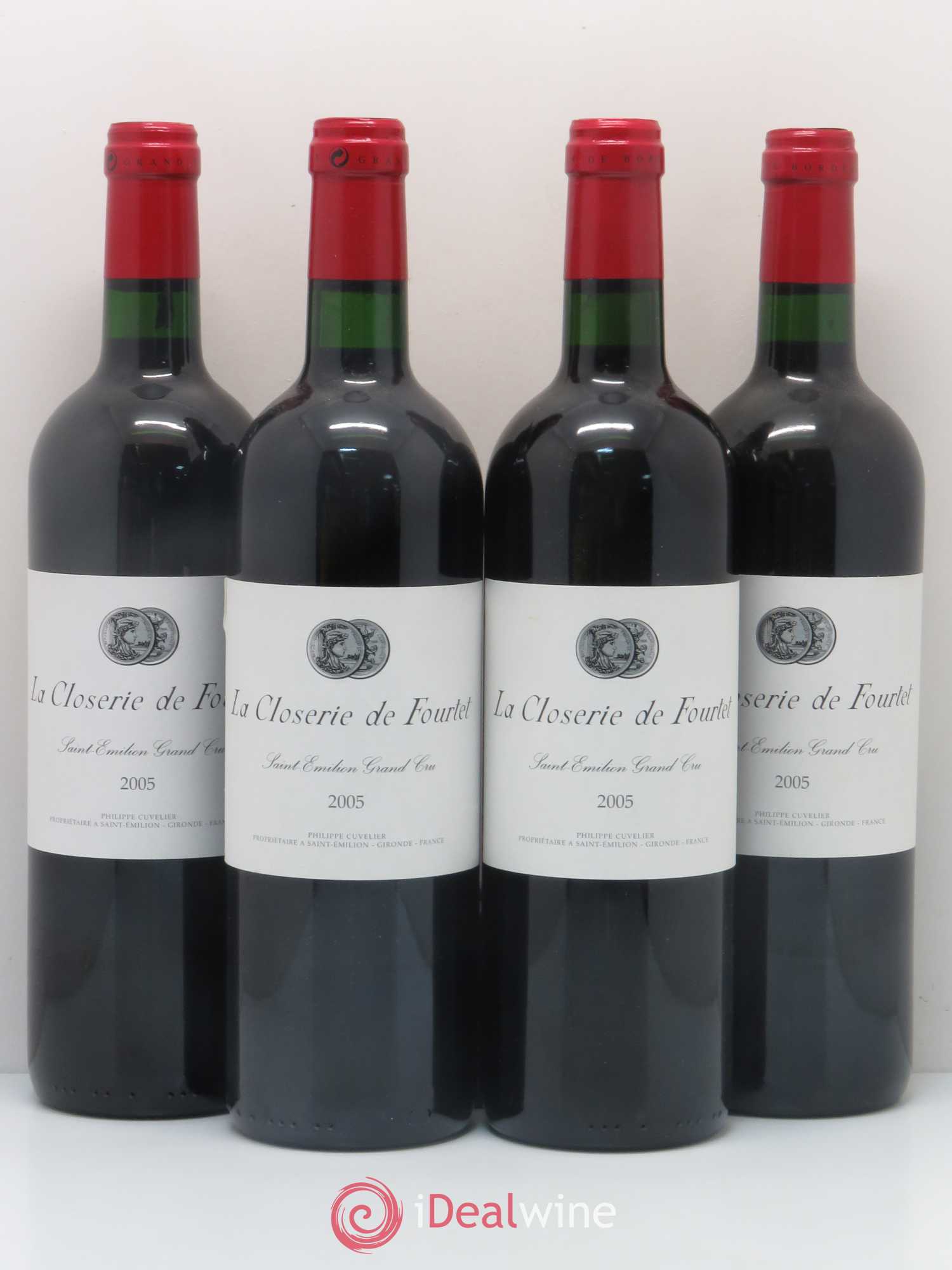 Saint-Émilion Chateau la closerie de Fourtet 2005 - Posten von 4 Flaschen - 0