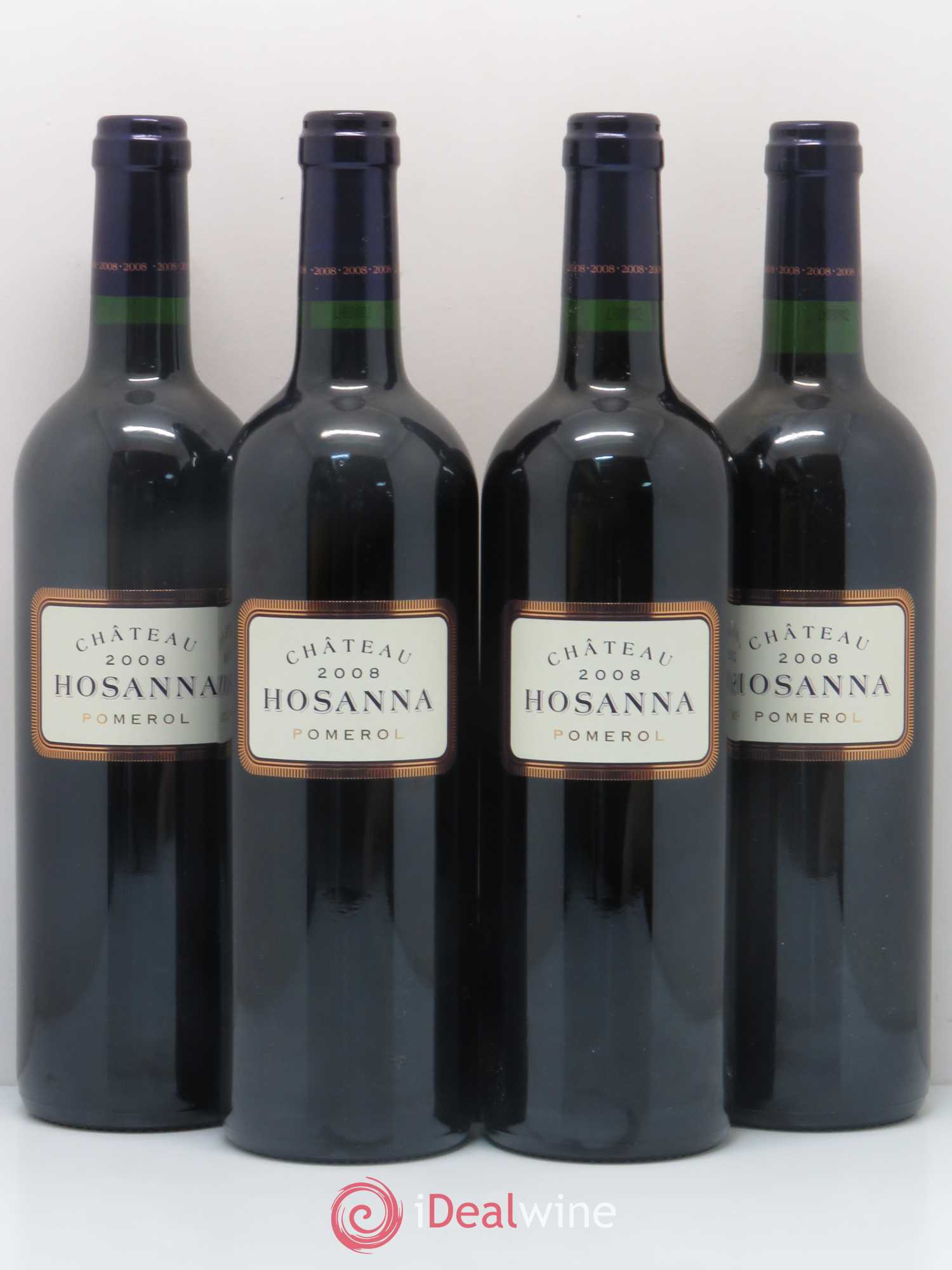Château Hosanna 2008 - Lot de 4 bouteilles - 0