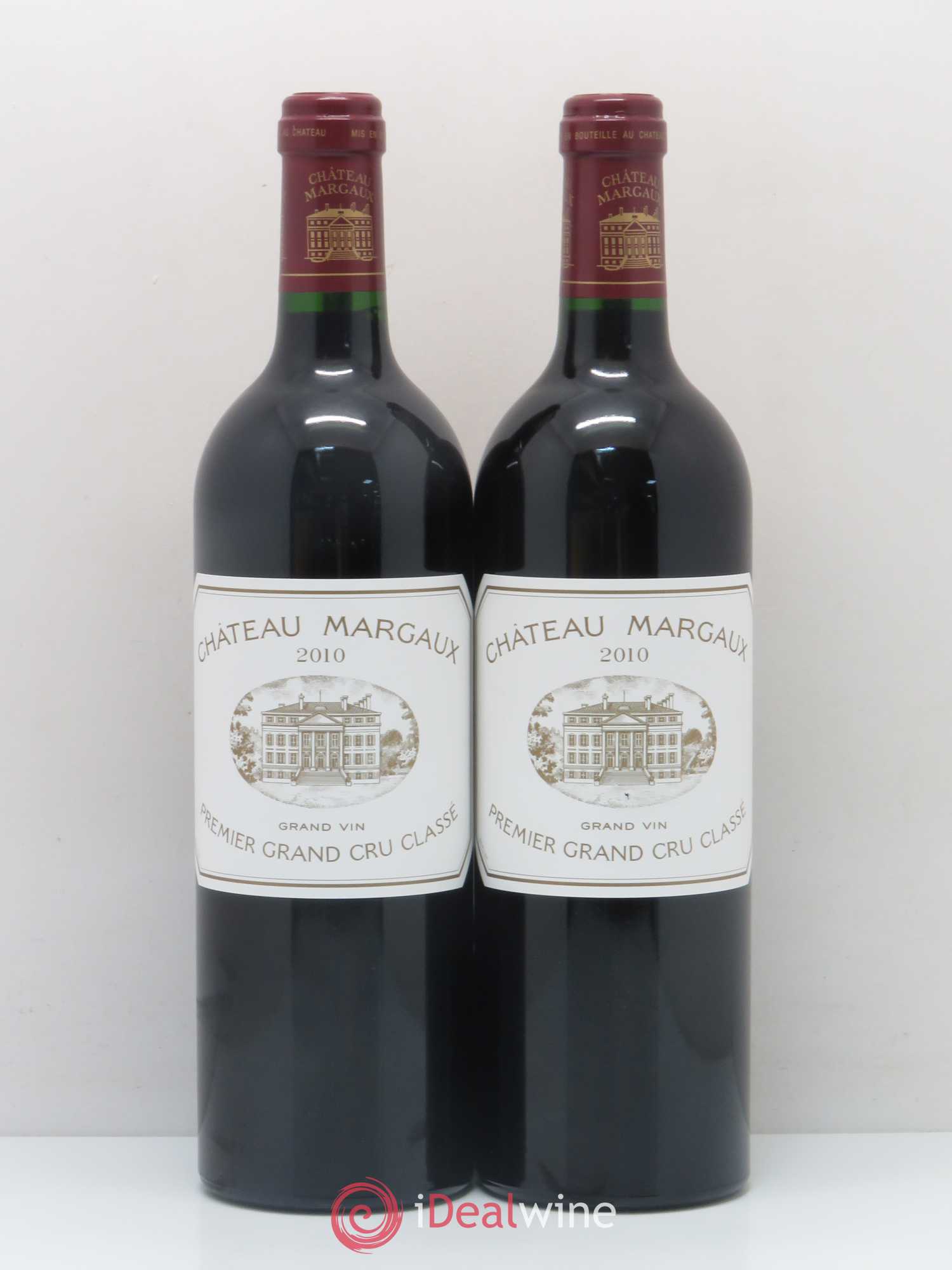 Château Margaux 1er Grand Cru Classé 2010 - Lot de 2 bouteilles - 0