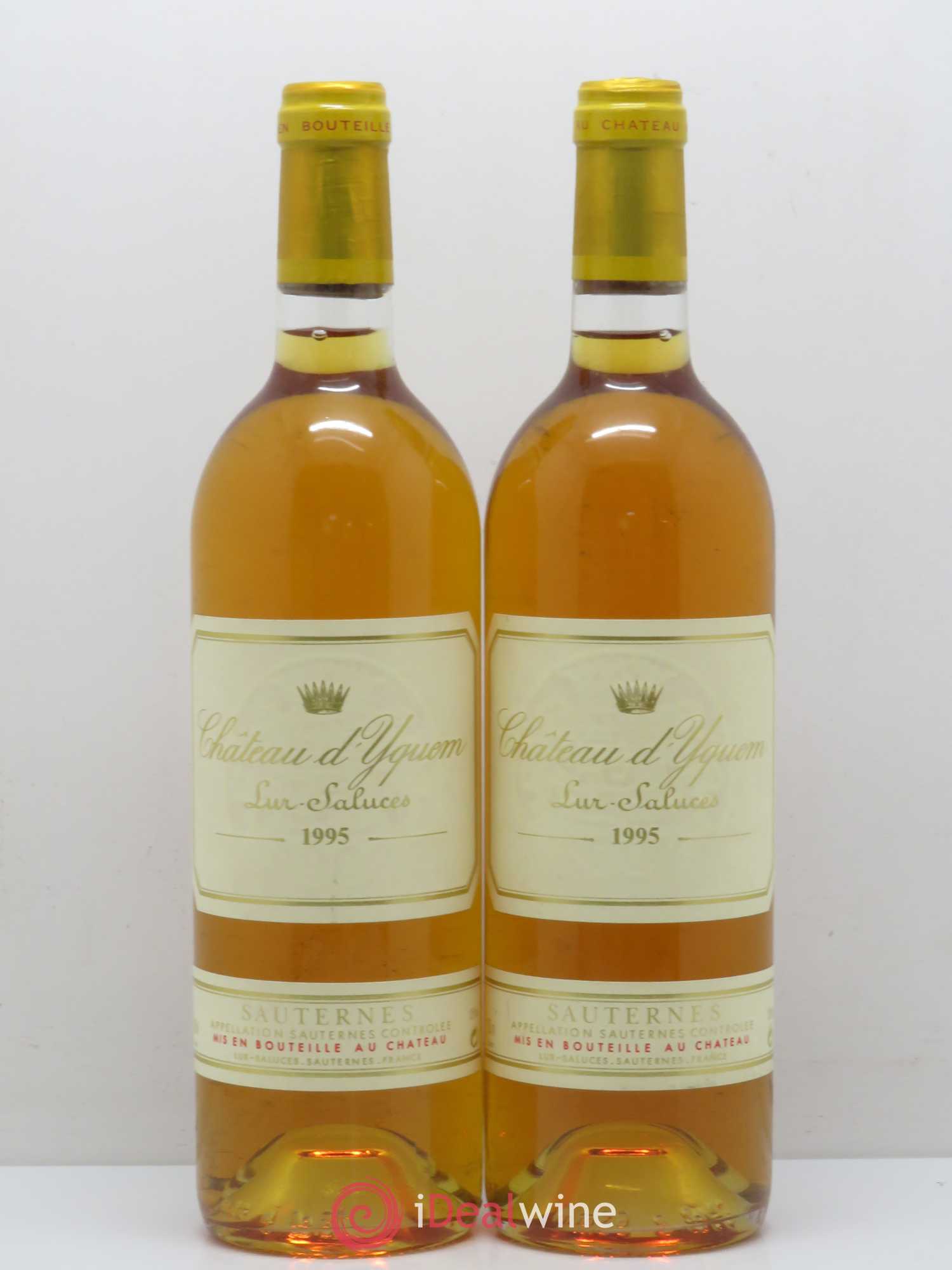 Château d' Yquem 1er Cru Classé Supérieur 1995 - Lotto di 2 bottiglie - 0