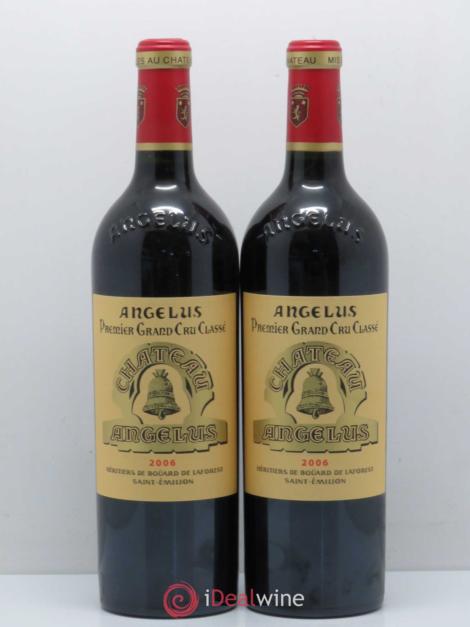 Château Angélus 1er Grand Cru Classé A 2006 - Lot de 2 bouteilles - 0