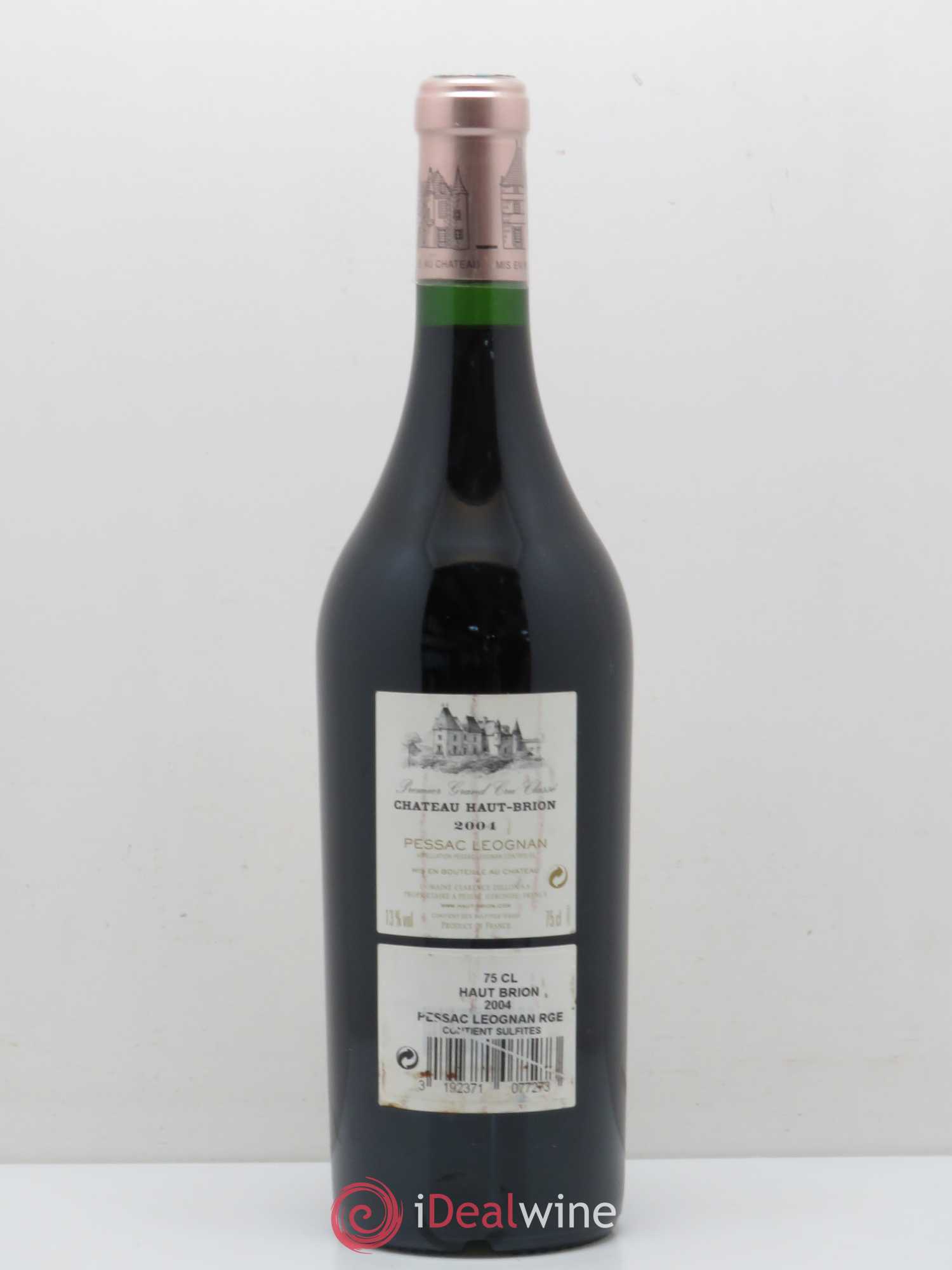 Château Haut Brion 1er Grand Cru Classé 2004 - Lot de 1 bouteille - 1