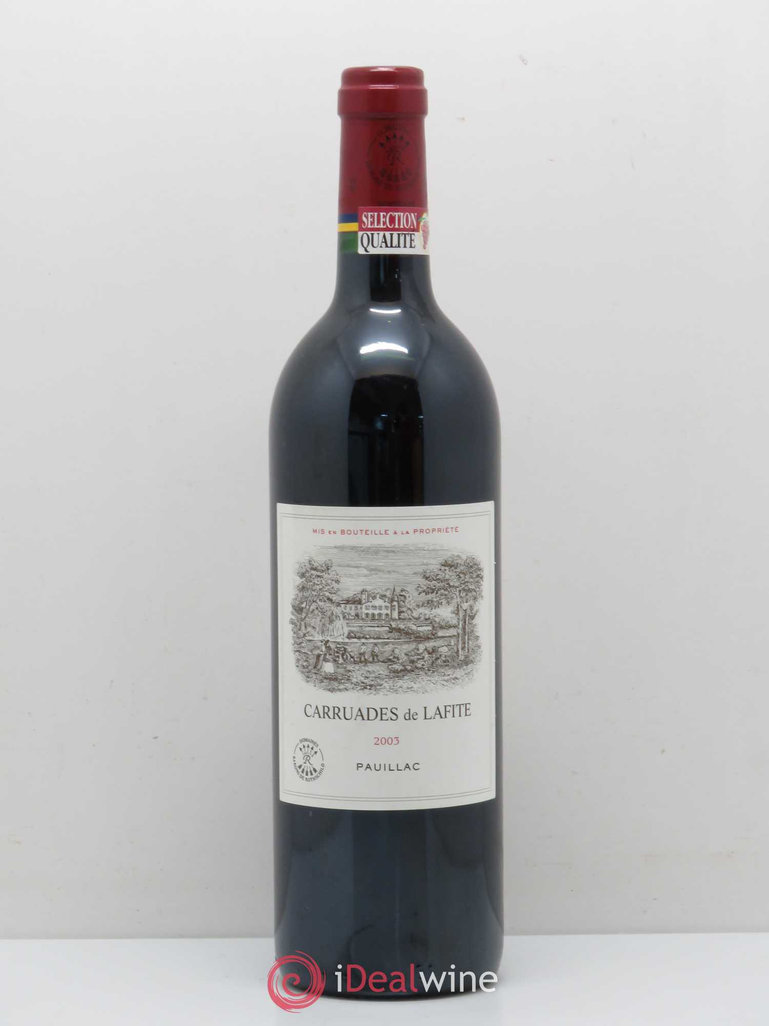 Carruades de Lafite Rothschild Second Vin 2003 - Lot de 1 bouteille - 0