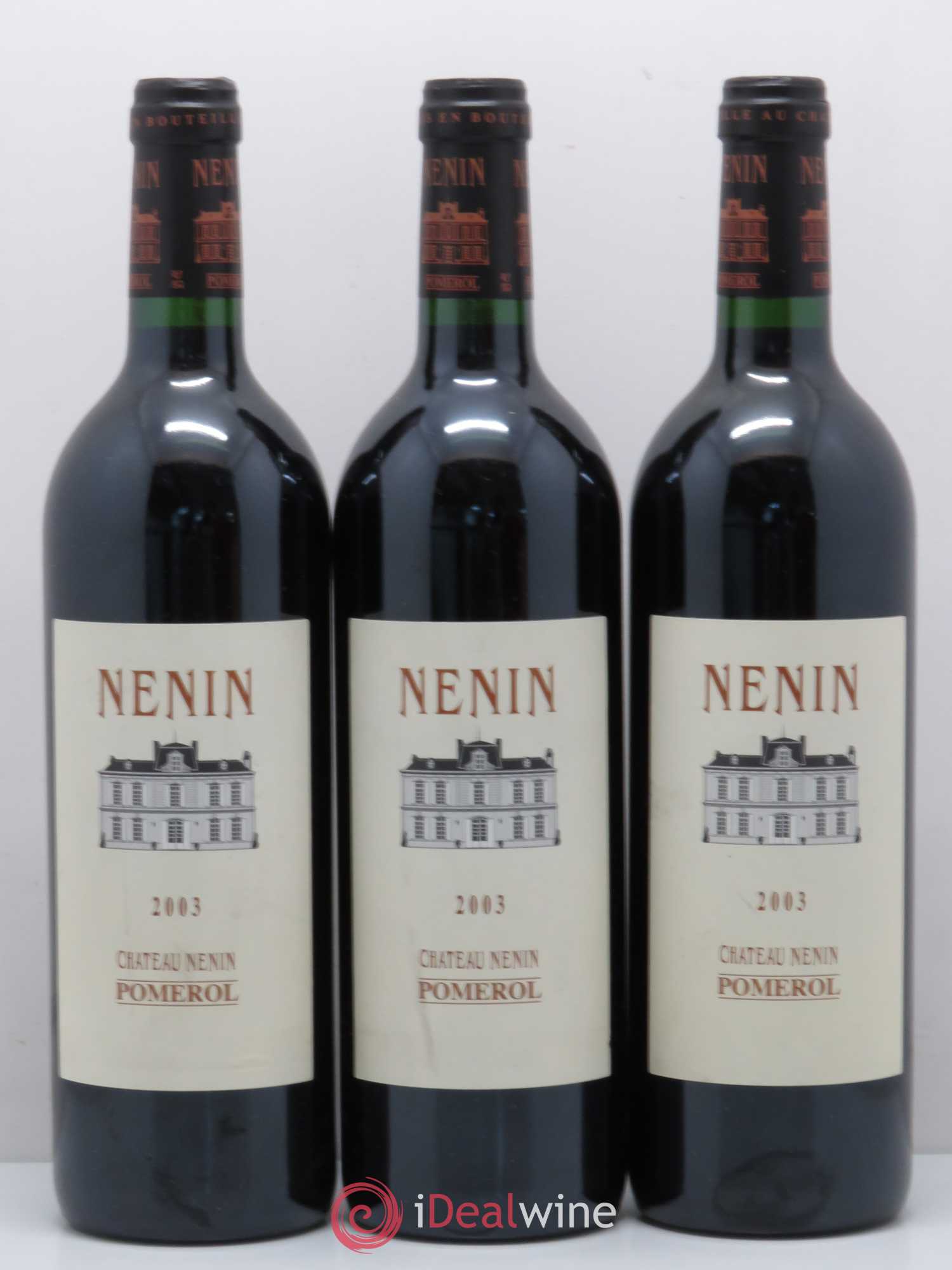 Château Nenin 2003 - Lot de 3 bouteilles - 0