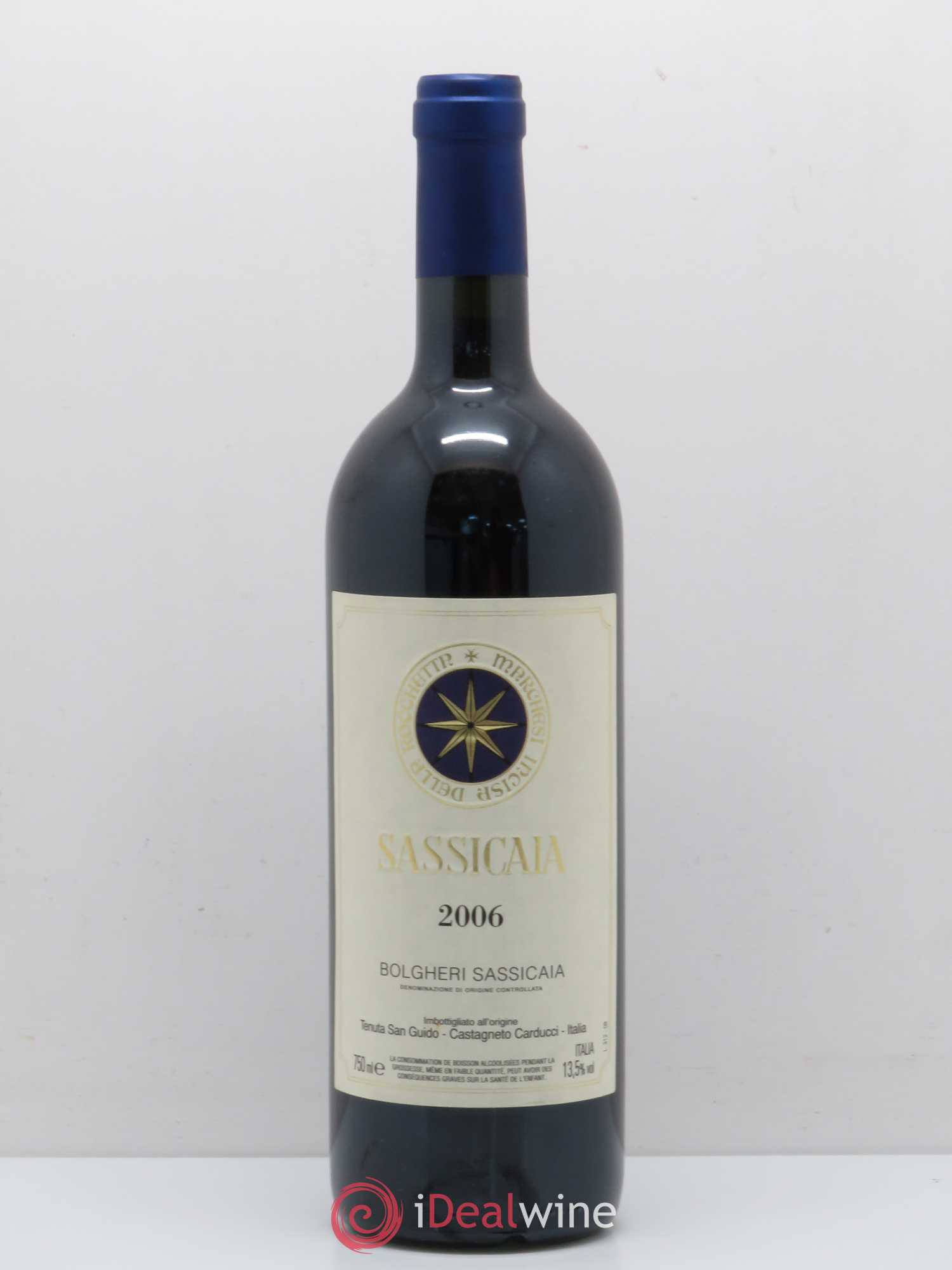 Bolgheri DOC Sassicaia Tenuta San Guido 2006 - Lot de 1 bouteille - 0