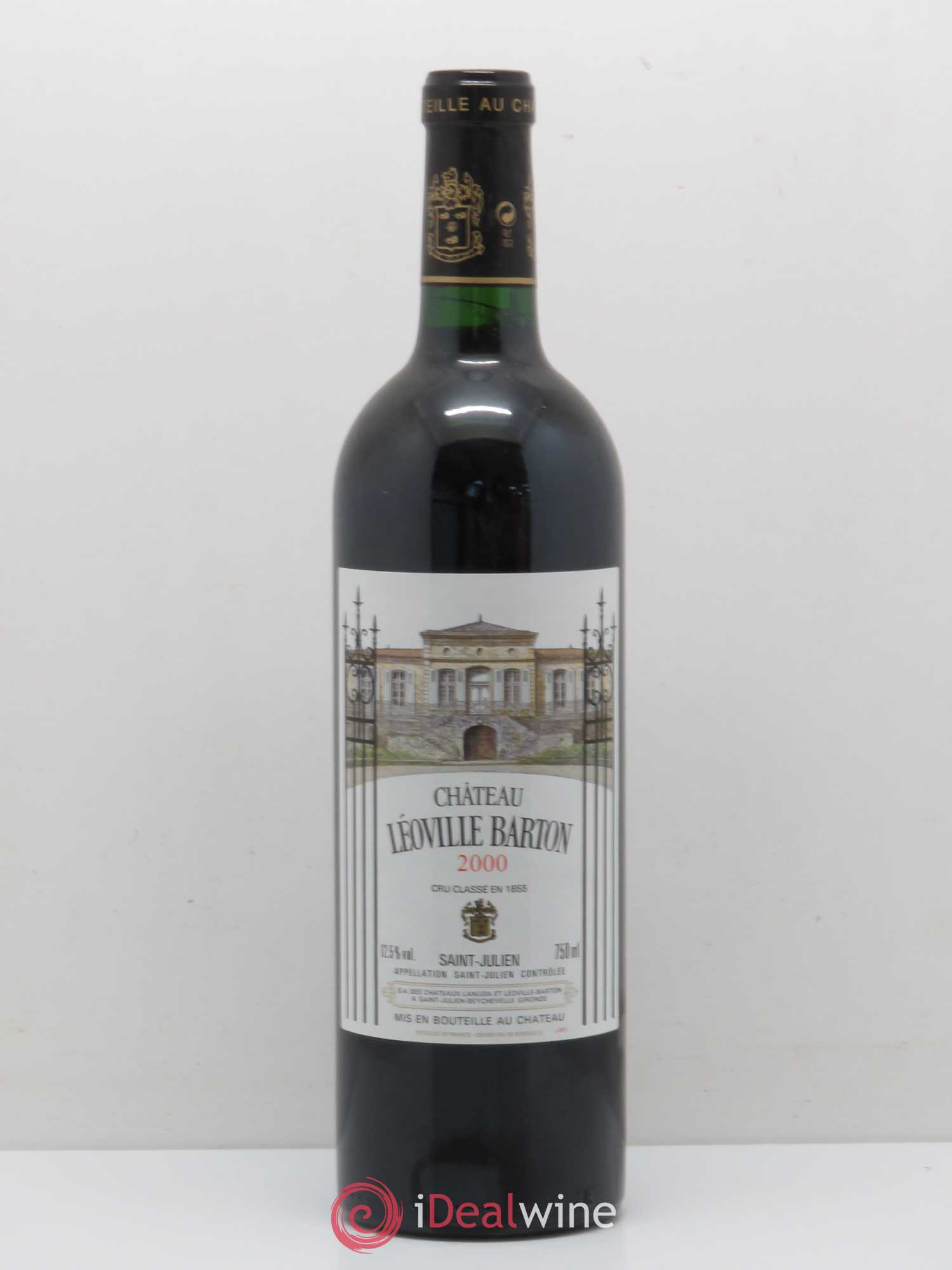 Château Léoville Barton 2ème Grand Cru Classé 2000 - Lot de 1 bouteille - 0