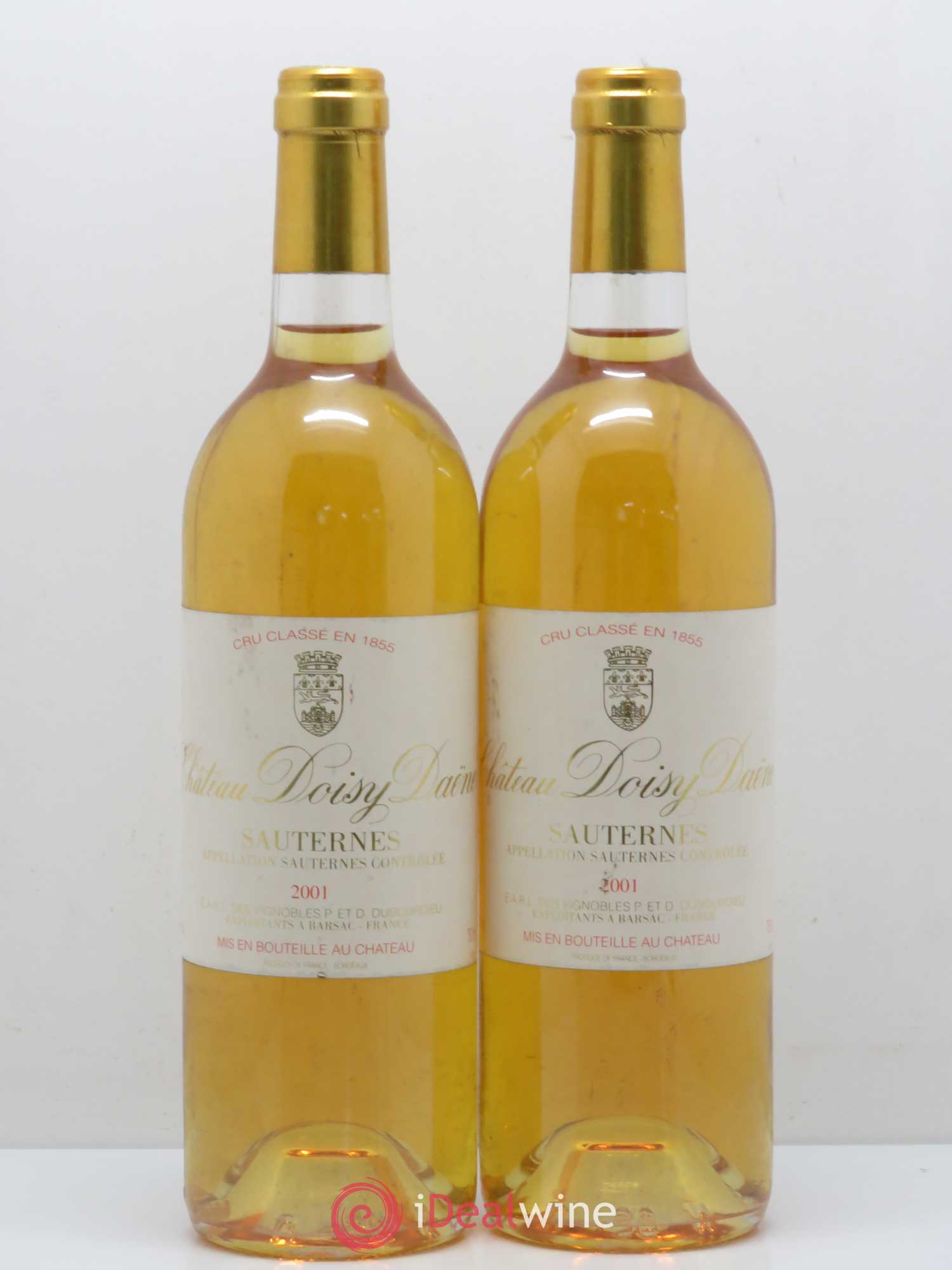 Château Doisy Daëne 2ème Grand Cru Classé 2001 - Lotto di 2 bottiglie - 0