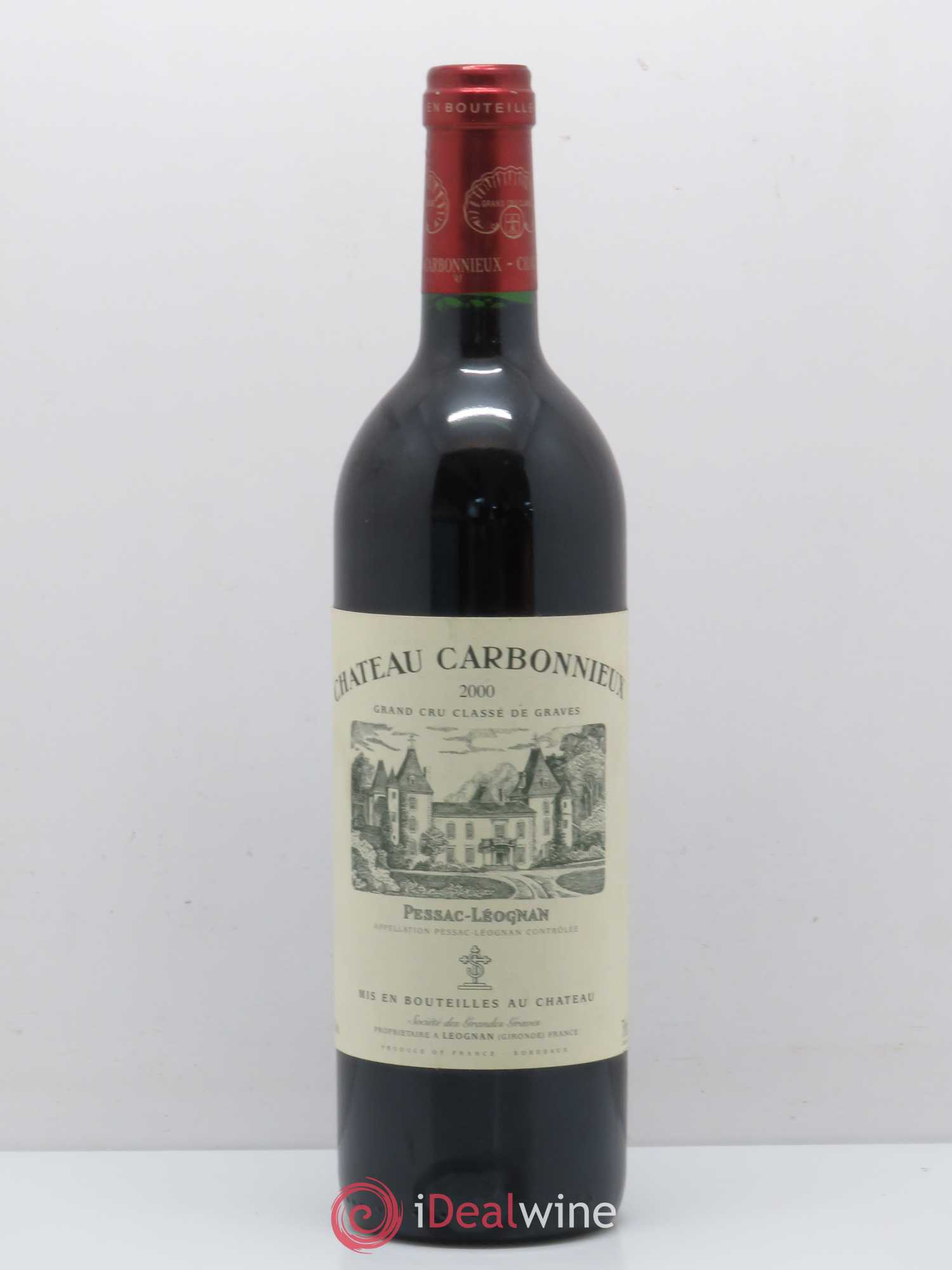 Château Carbonnieux Cru Classé de Graves 2000 - Lot de 1 bouteille - 0
