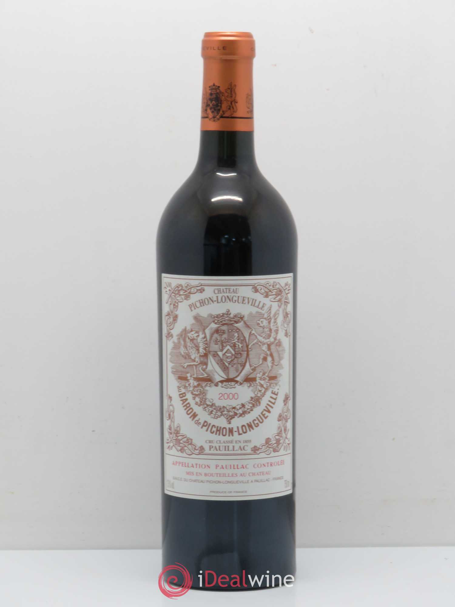 Pichon Longueville Baron 2ème Grand Cru Classé 2000 - Lot de 1 bouteille - 0