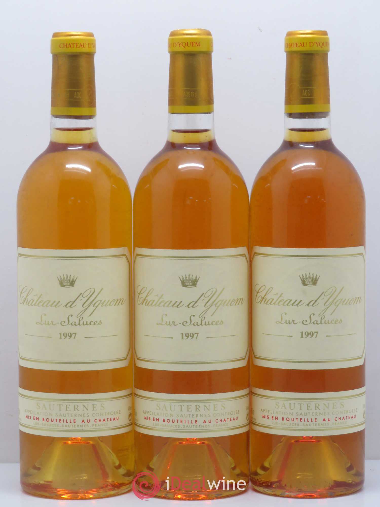Château d' Yquem 1er Cru Classé Supérieur 1997 - Lotto di 3 bottiglie - 0