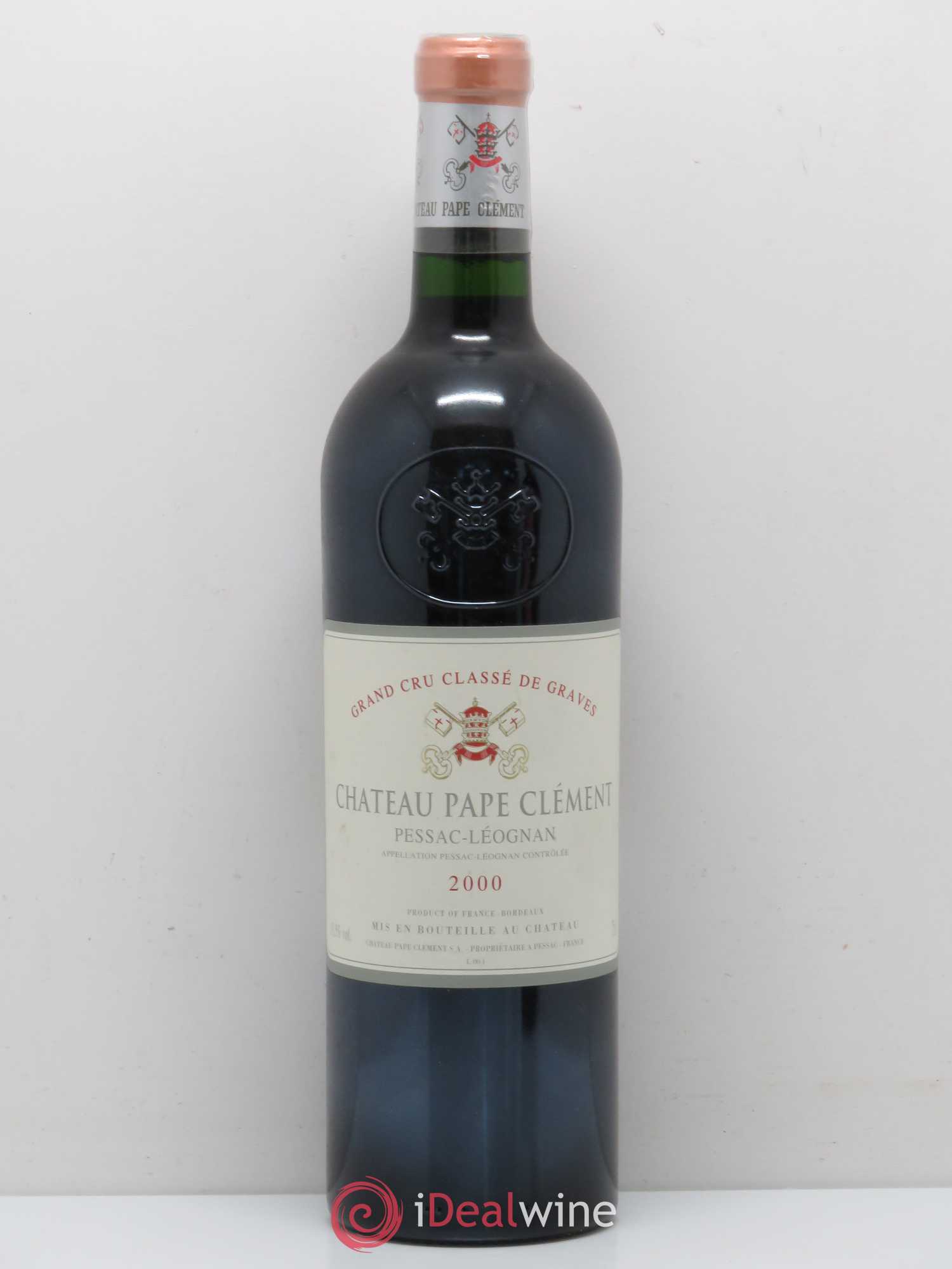 Château Pape Clément Cru Classé de Graves 2000 - Lot de 1 bouteille - 0