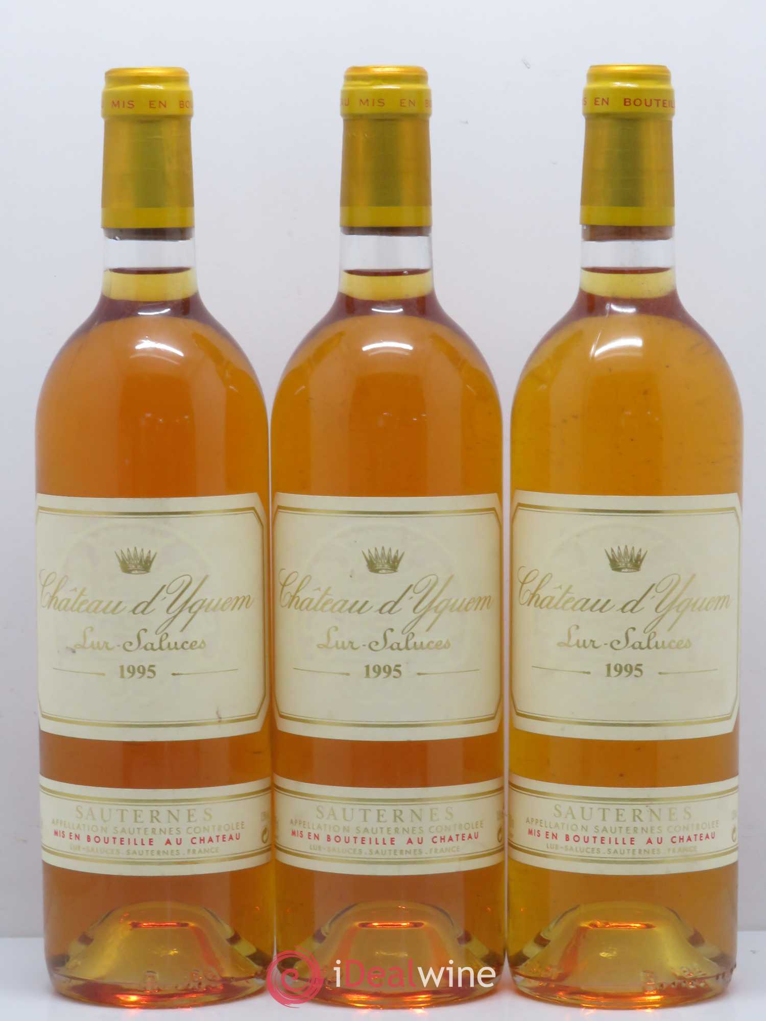 Château d' Yquem 1er Cru Classé Supérieur 1995 - Lotto di 3 bottiglie - 0