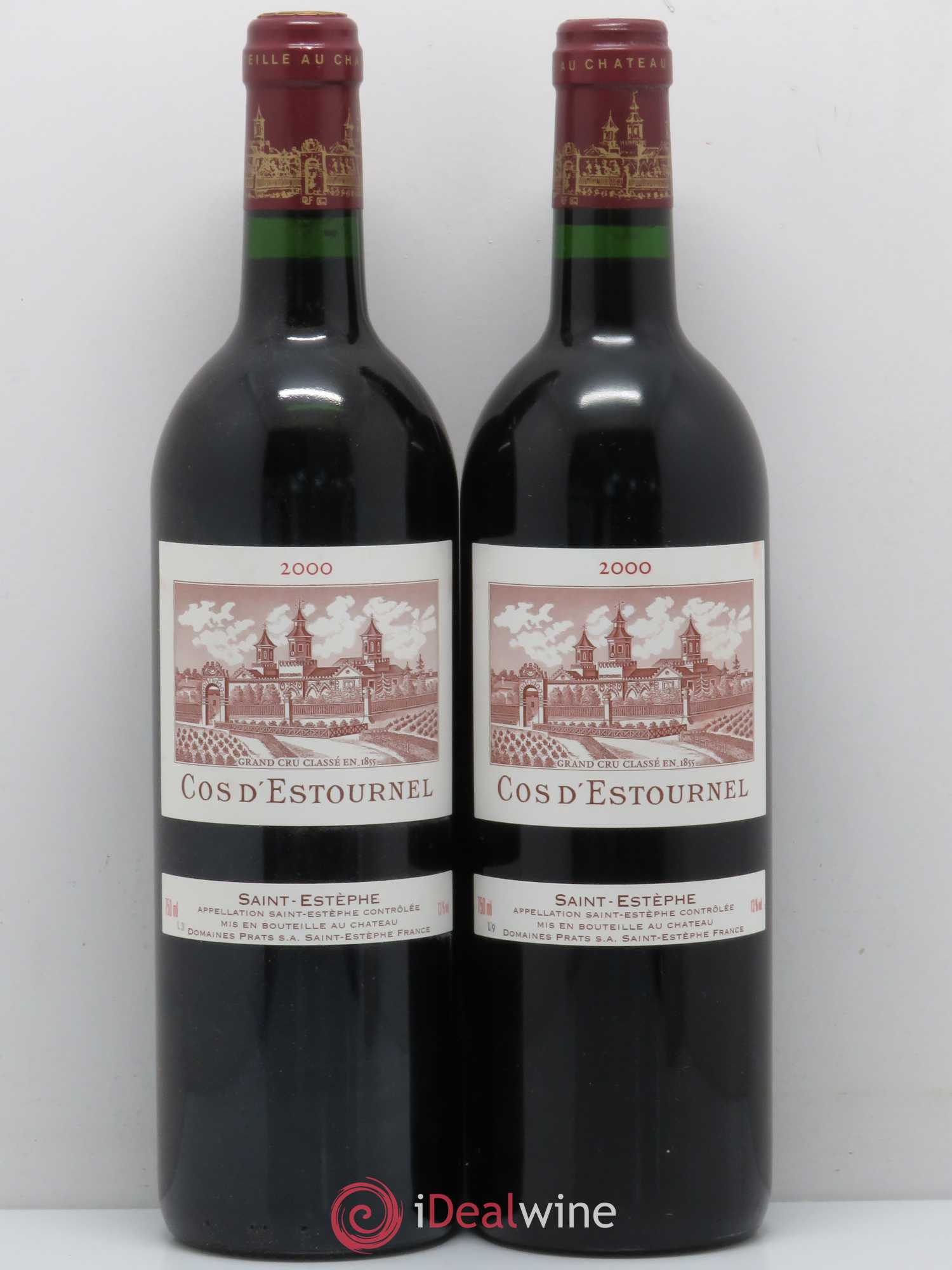 Cos d'Estournel 2ème Grand Cru Classé 2000 - Lot de 2 bouteilles - 0
