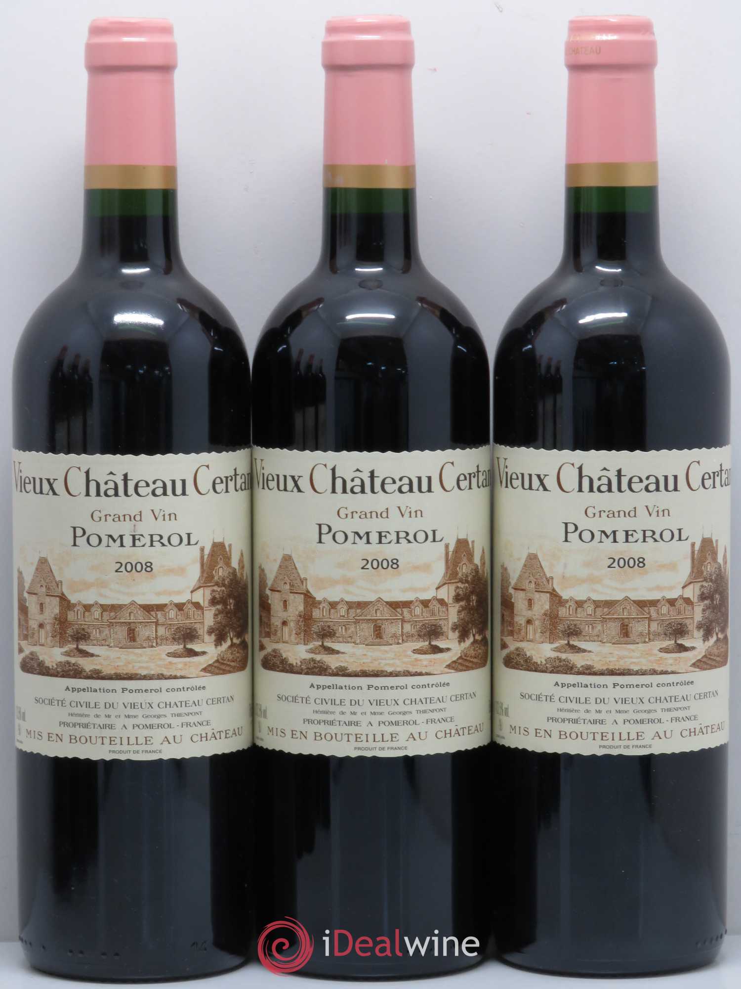 Vieux Château Certan 2008 - Lot de 6 bouteilles - 1
