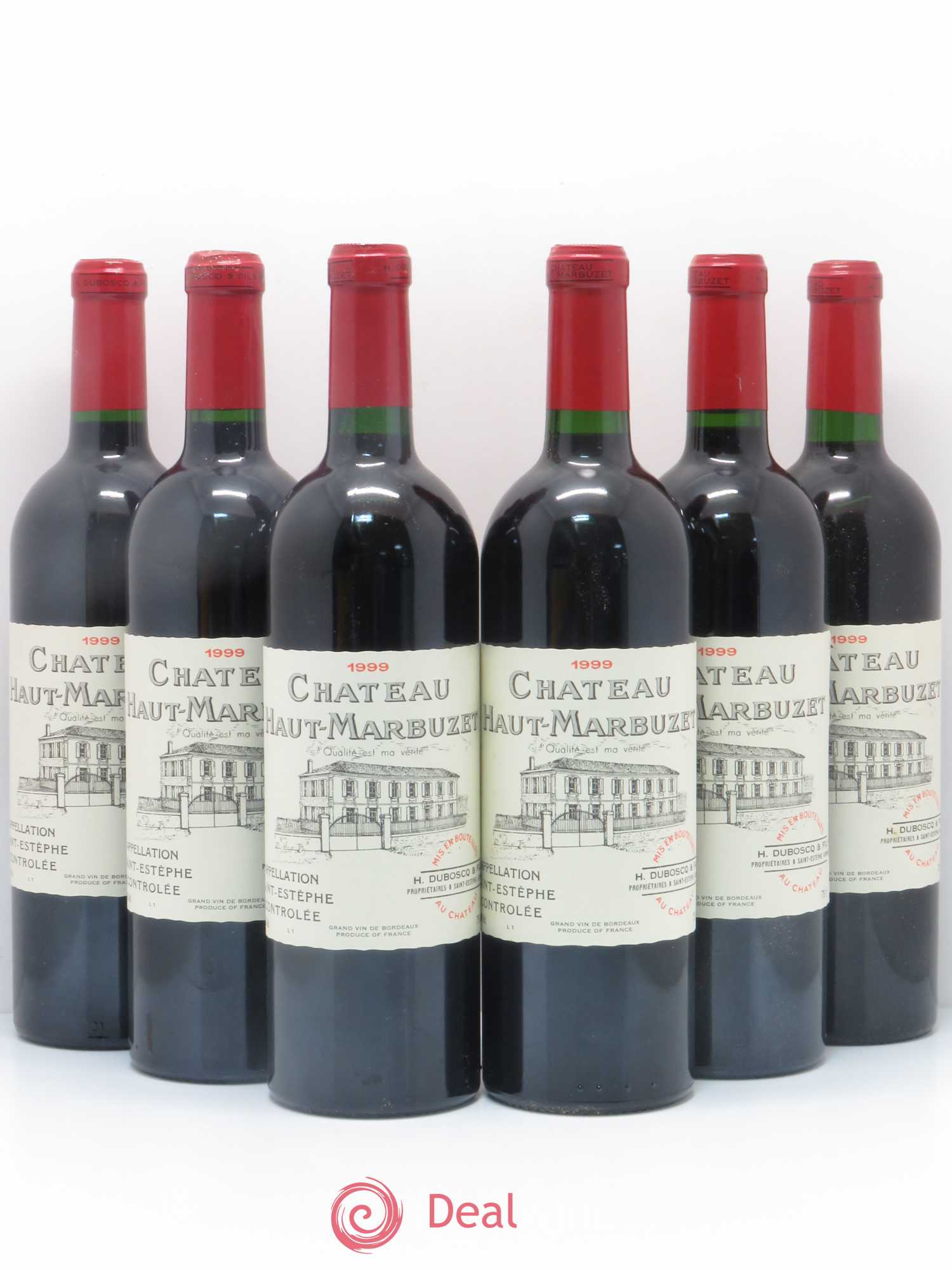Château Haut Marbuzet 1999 - Lot de 6 bouteilles - 0