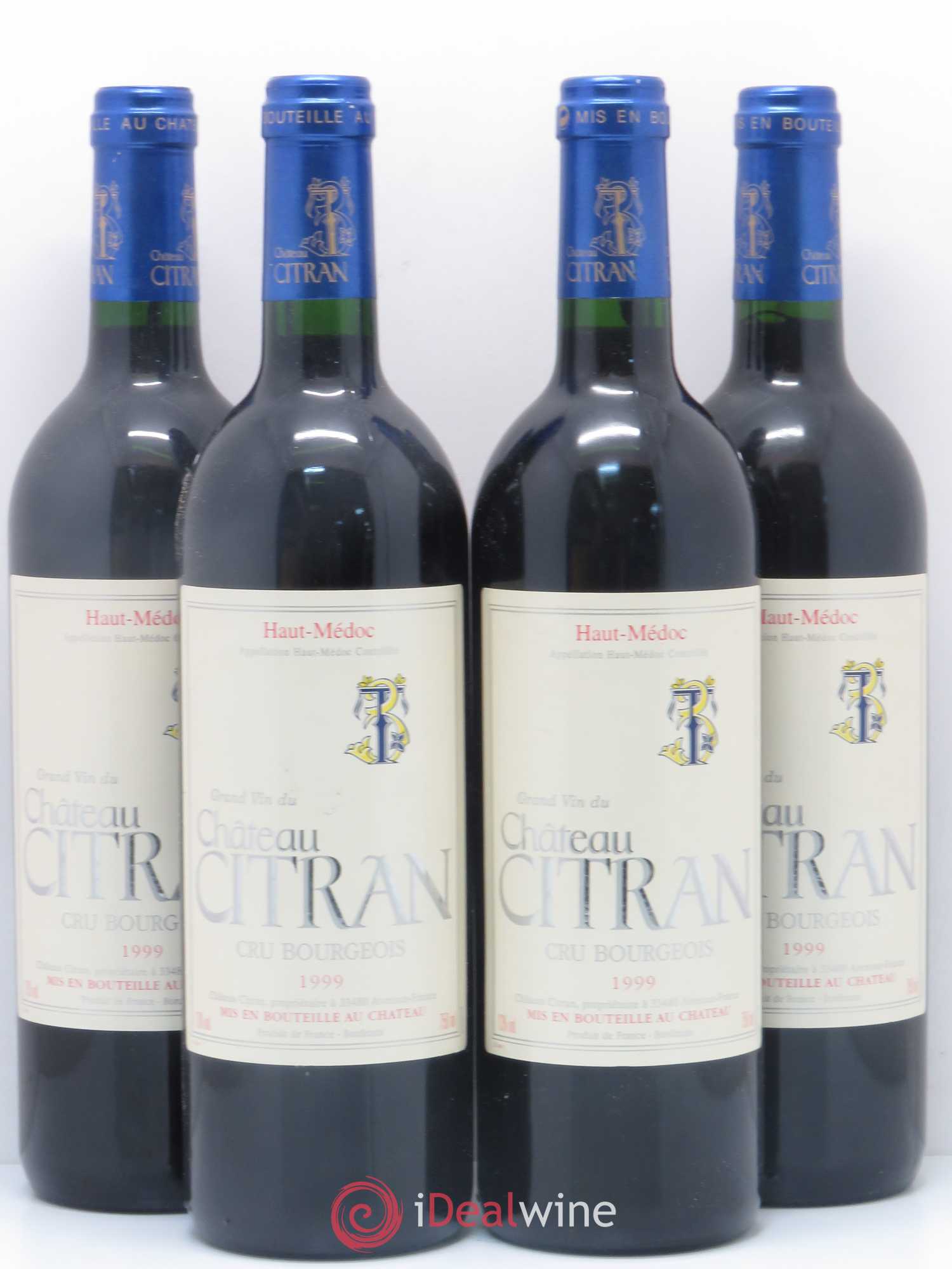 Château Citran Cru Bourgeois 1999 - Lot de 4 bouteilles - 0