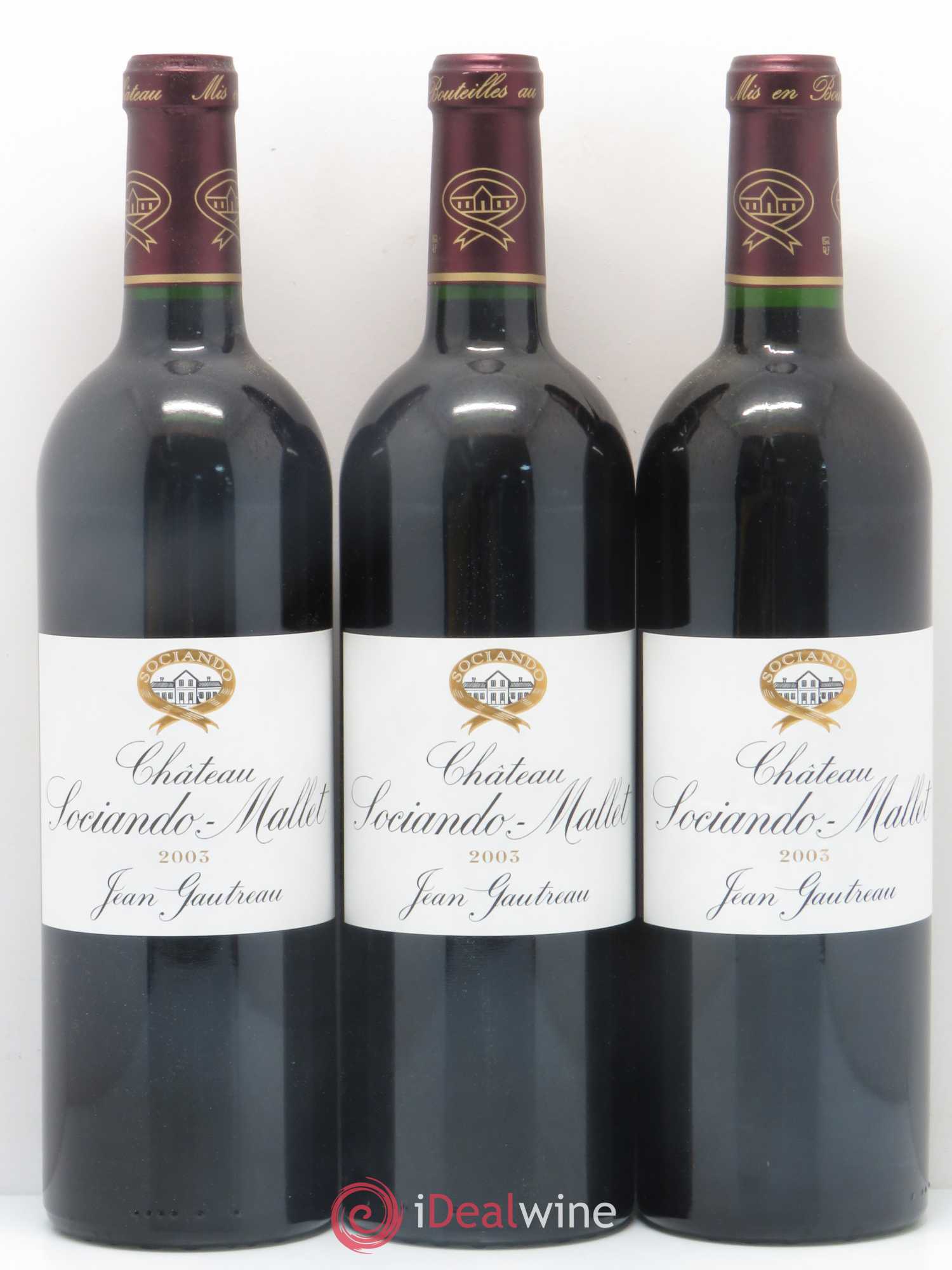 Château Sociando Mallet 2003 - Lot de 12 bouteilles - 3