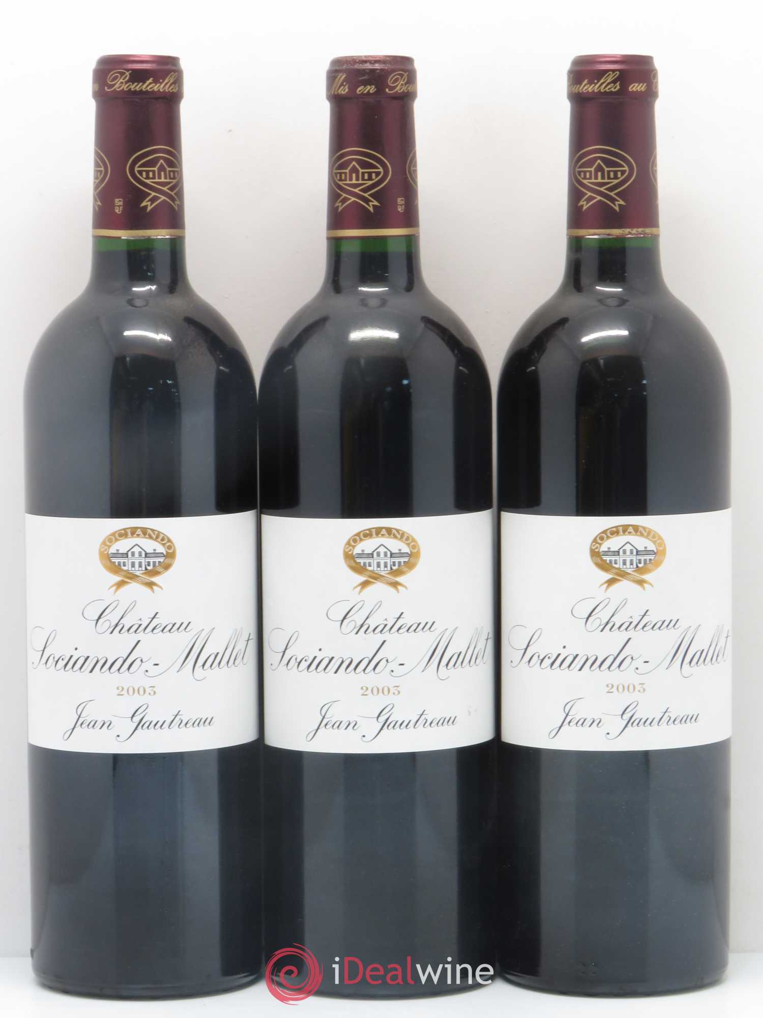 Château Sociando Mallet 2003 - Lot de 12 bouteilles - 4