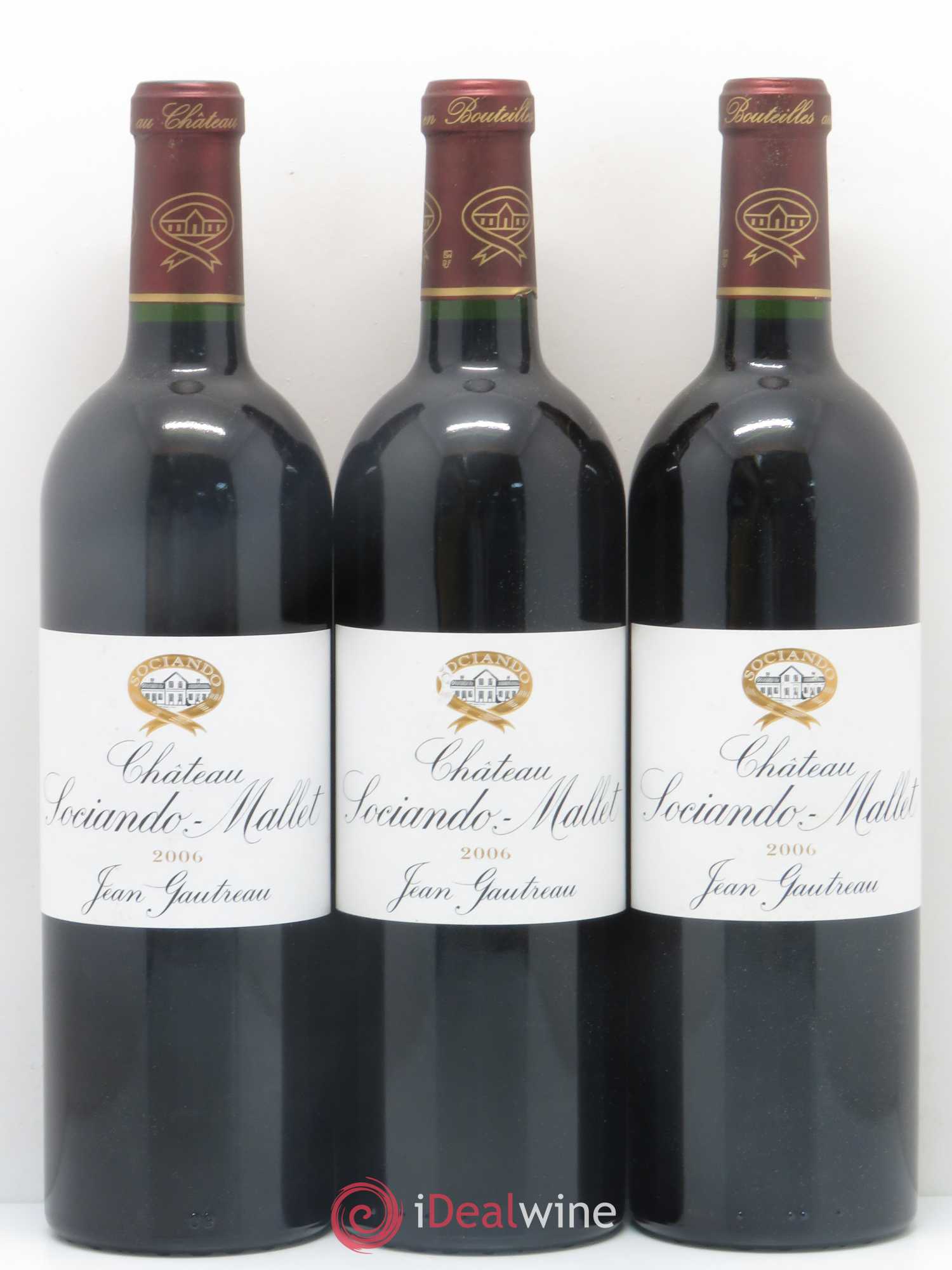 Château Sociando Mallet 2006 - Lot de 12 bouteilles - 1