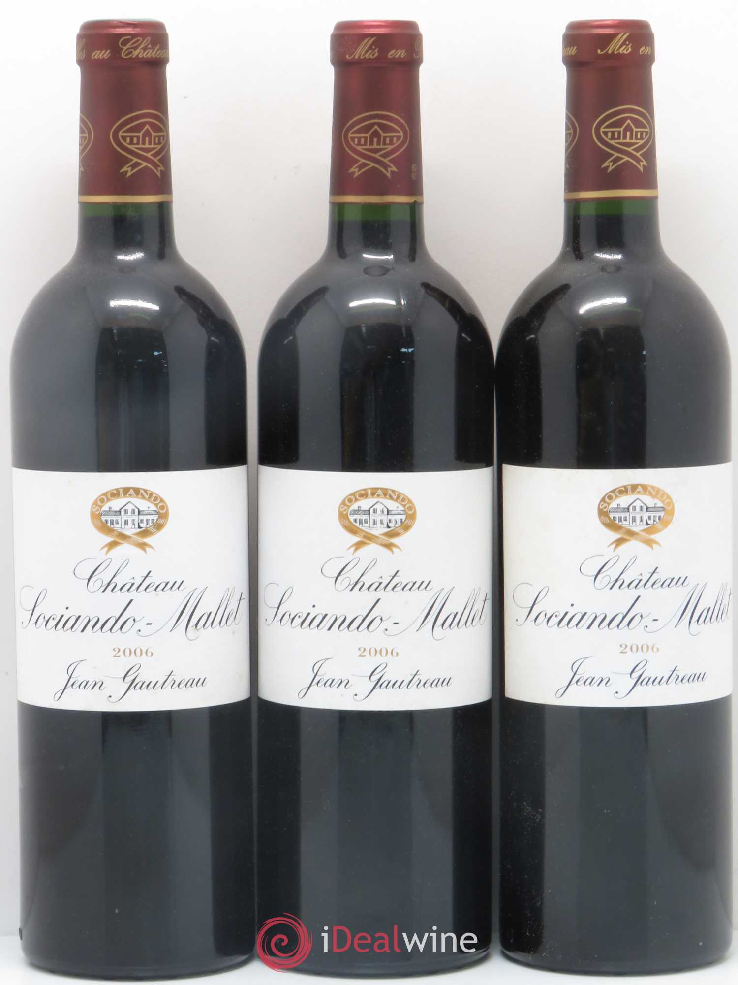 Château Sociando Mallet 2006 - Lot de 12 bouteilles - 2