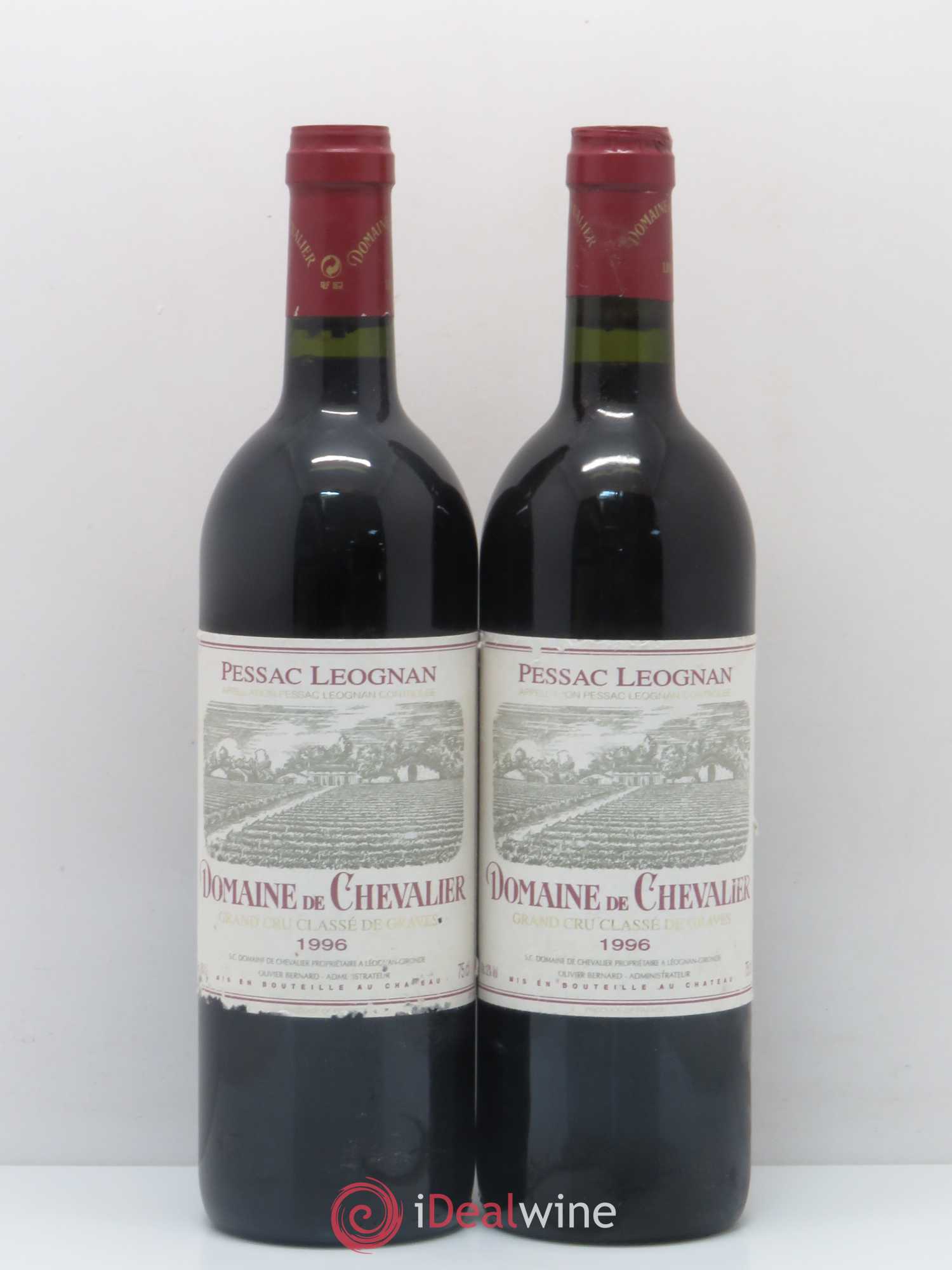Domaine de Chevalier Cru Classé de Graves 1996 - Lot de 2 bouteilles - 0