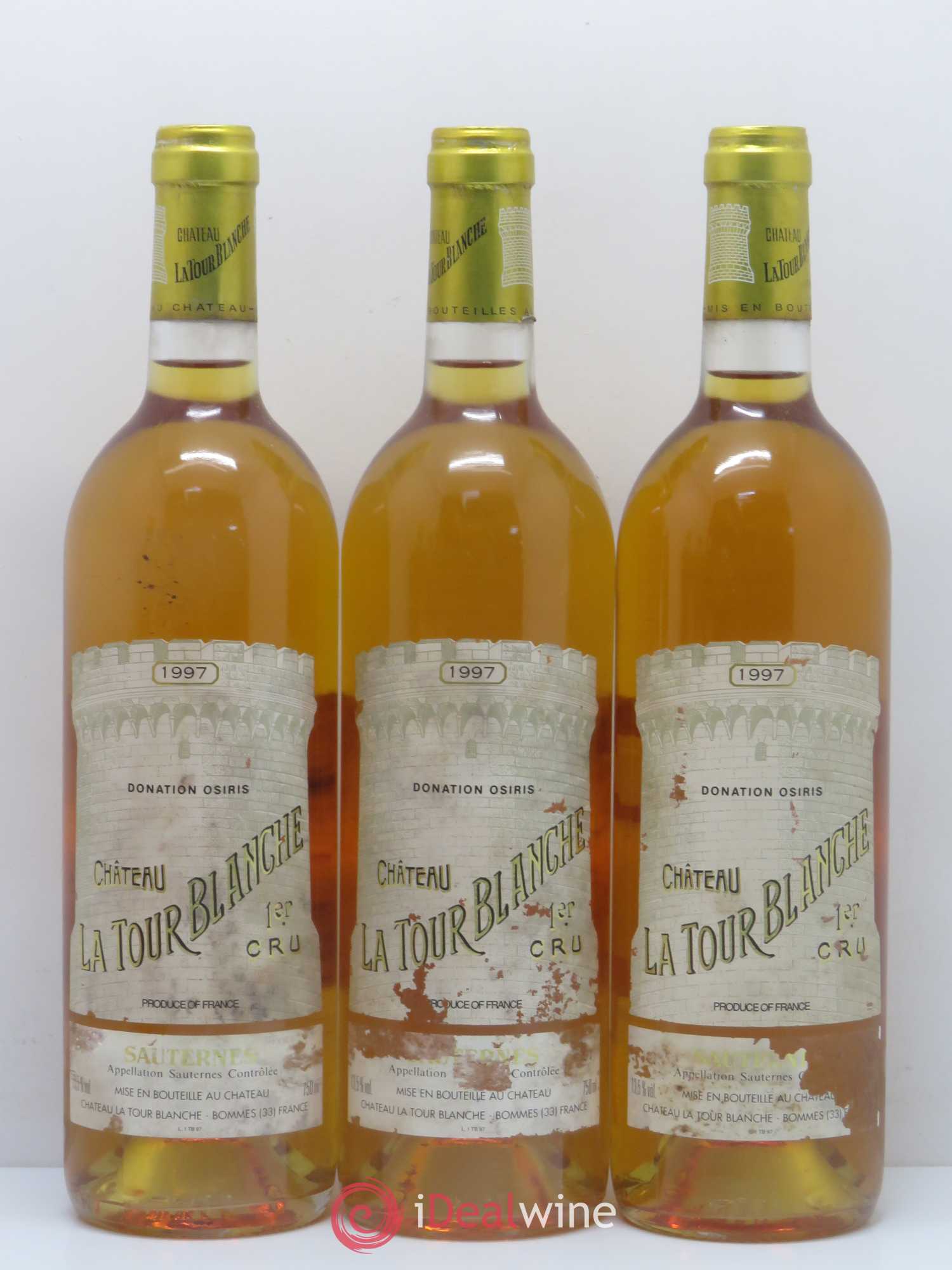 Château la Tour Blanche 1er Grand Cru Classé 1997 - Lotto di 6 bottiglie - 1