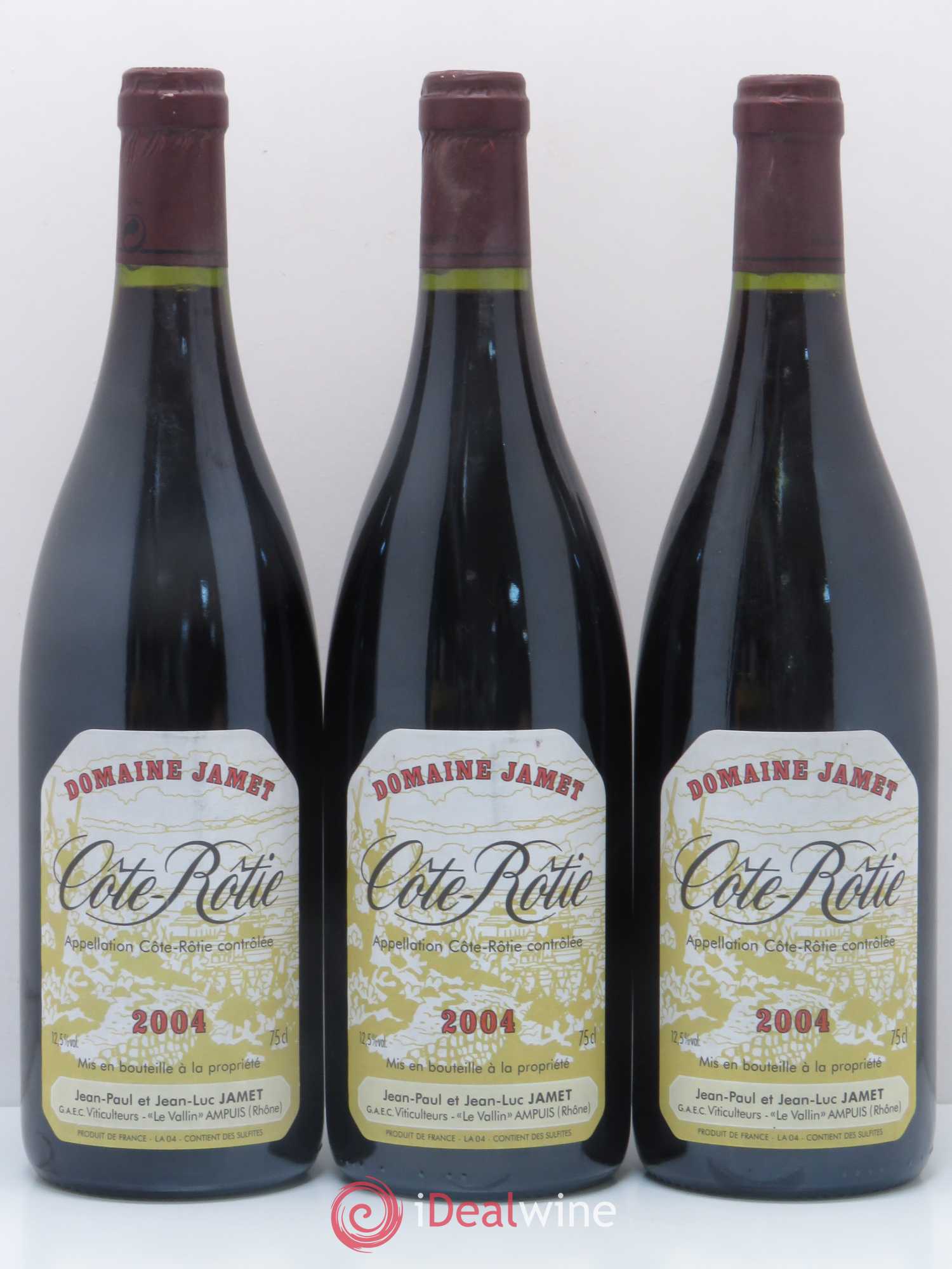 Côte-Rôtie Jamet (Domaine) 2004 - Lot de 3 bouteilles - 0