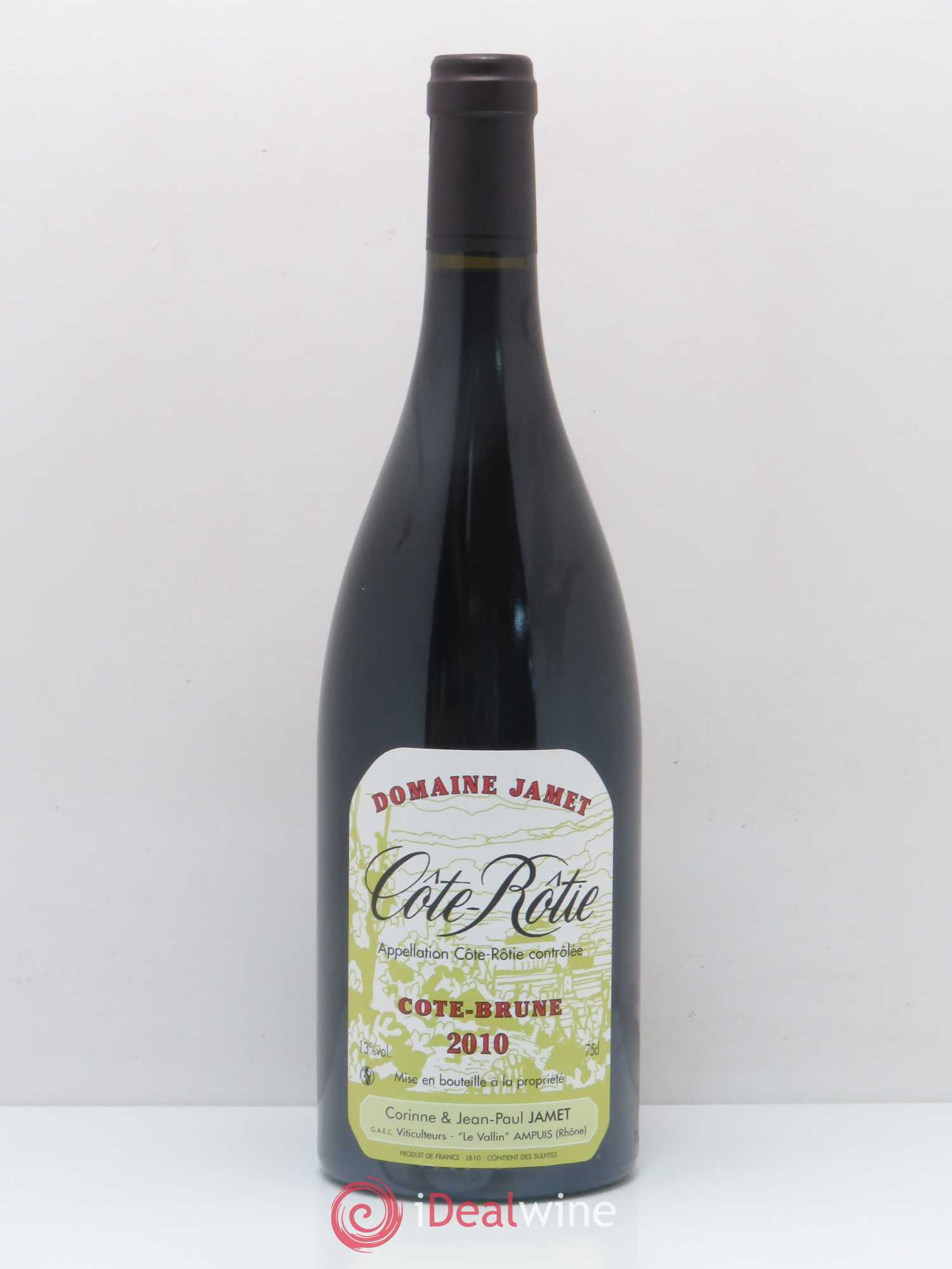 Côte-Rôtie Côte Brune Jamet (Domaine) 2010 - Lot de 1 bouteille - 0
