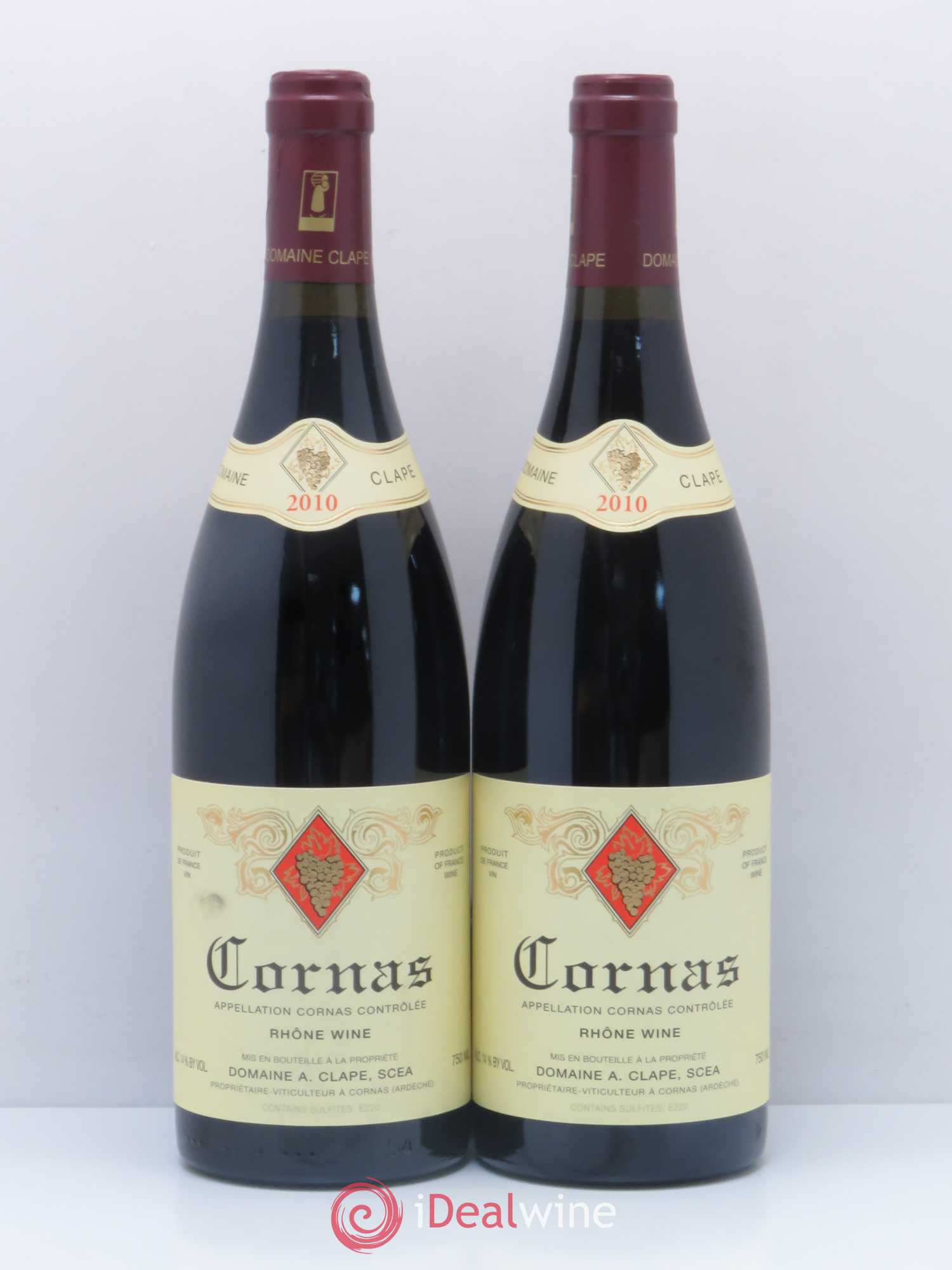 Cornas Auguste Clape 2010 - Lot de 2 bouteilles - 0