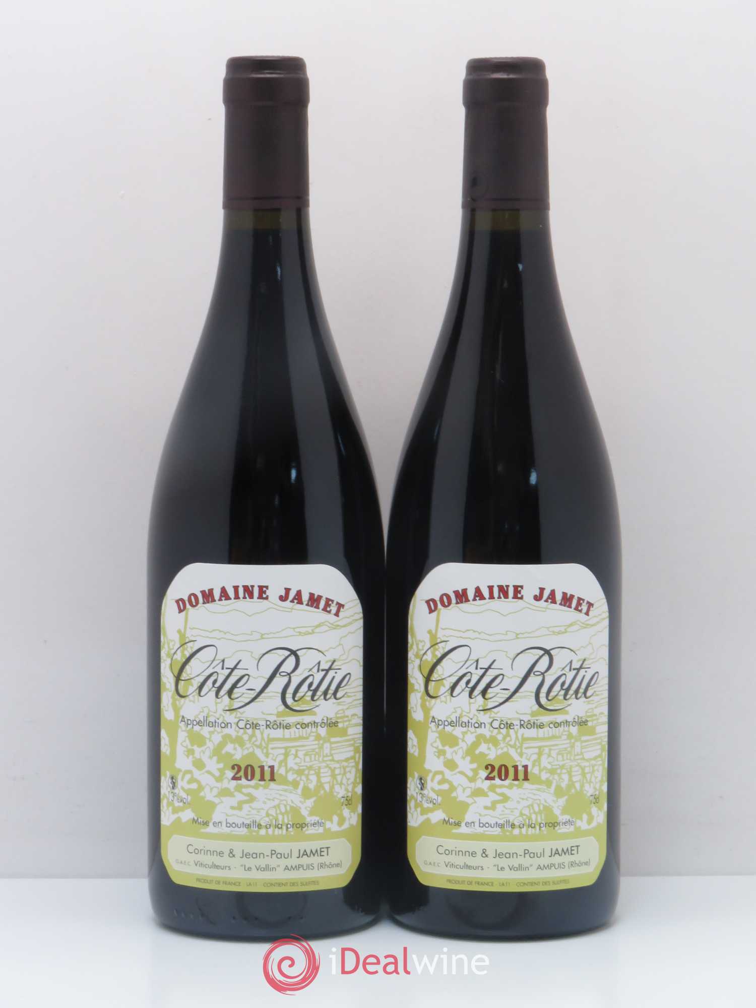 Côte-Rôtie Jamet (Domaine) 2011 - Lot de 2 bouteilles - 0