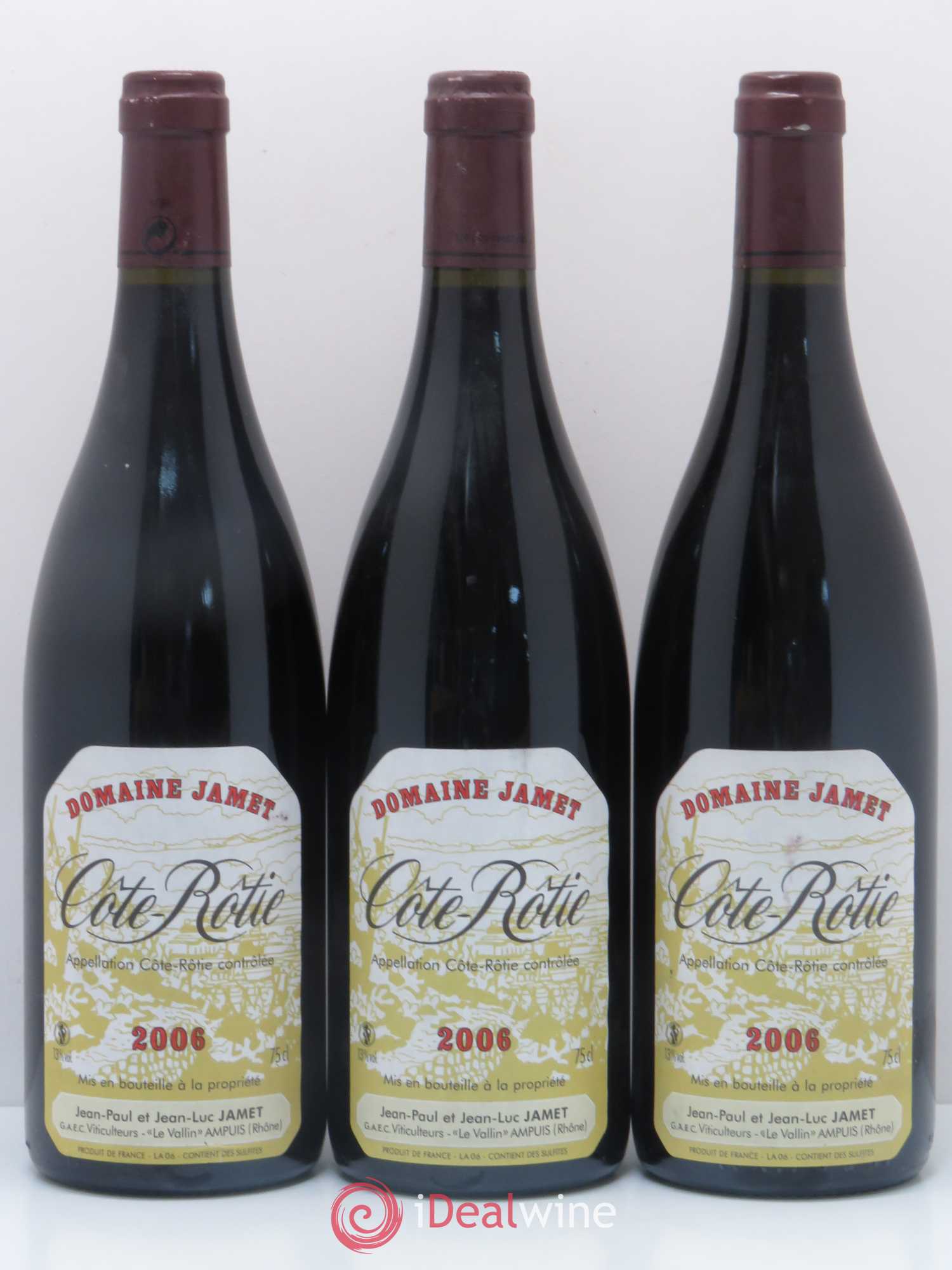 Côte-Rôtie Jamet (Domaine) 2006 - Lot de 3 bouteilles - 0