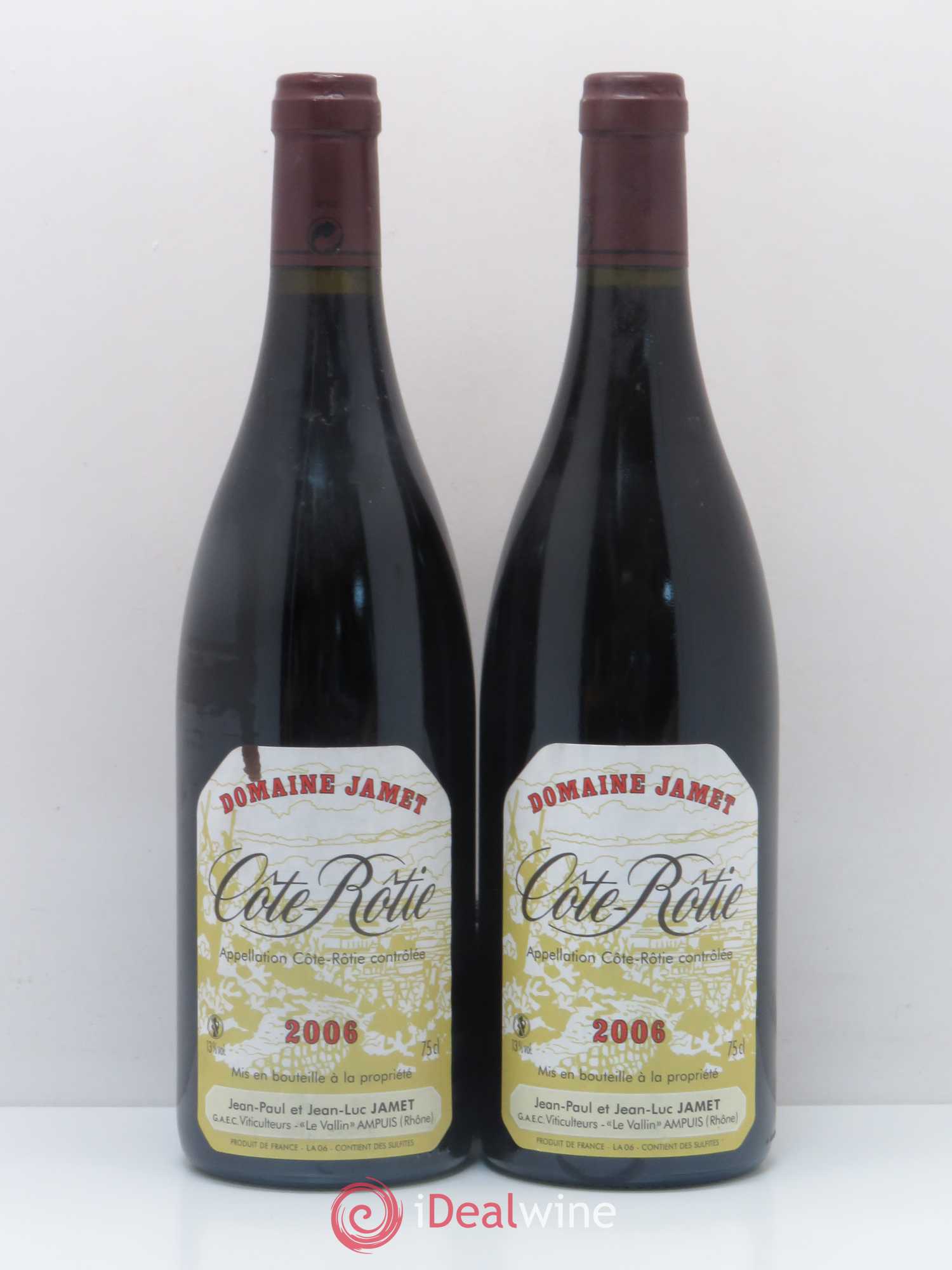 Côte-Rôtie Jamet (Domaine) 2006 - Lot de 2 bouteilles - 0