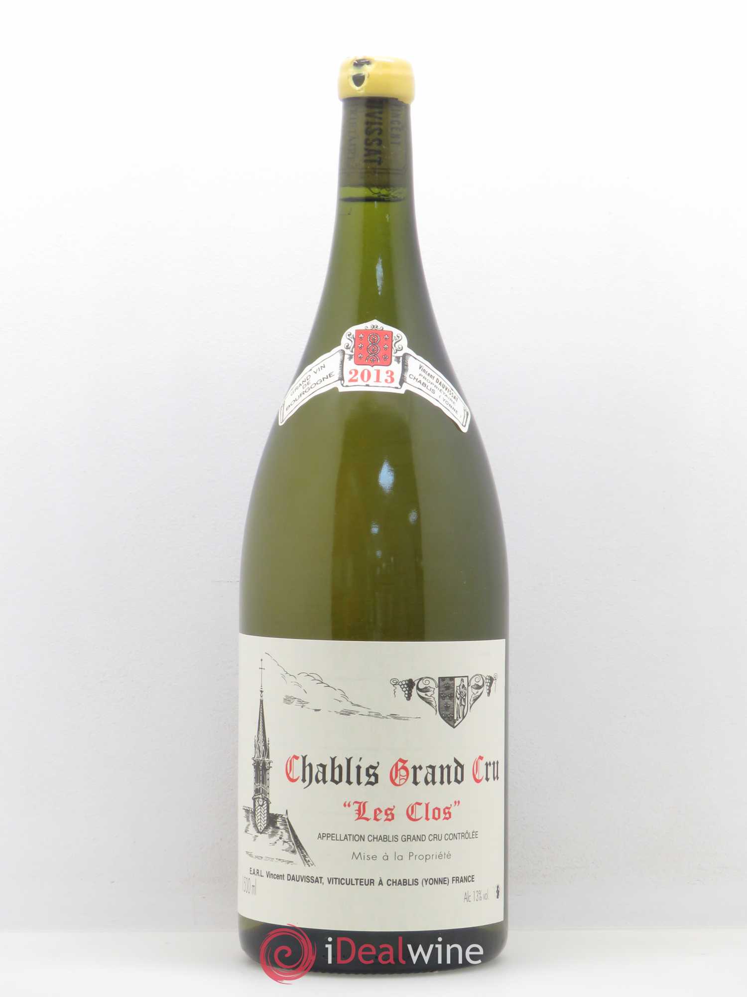 Chablis Grand Cru Les Clos Vincent Dauvissat (Domaine) 2013 - Lot de 1 magnum - 0
