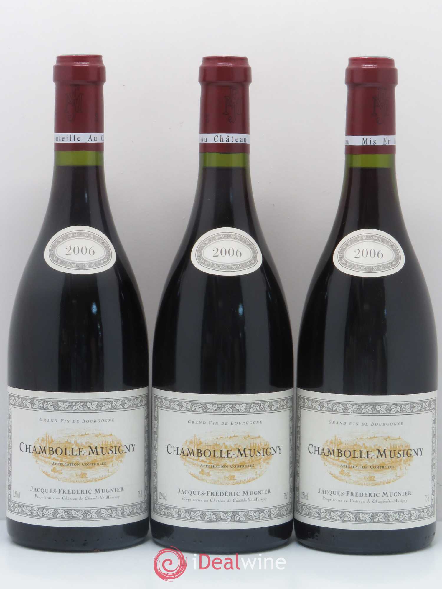Chambolle-Musigny Jacques-Frédéric Mugnier 2006 - Lot de 3 bouteilles - 0