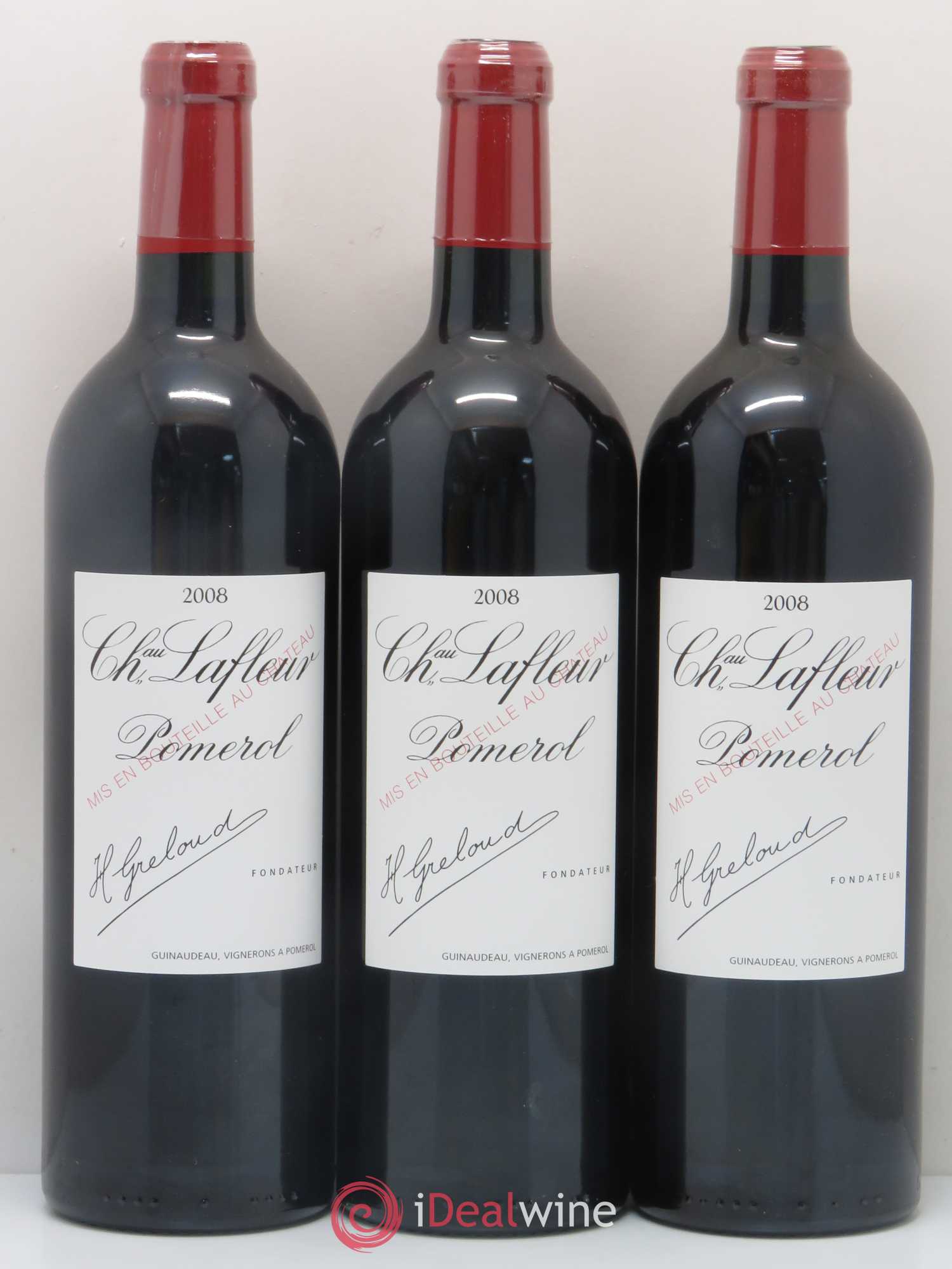 Château Lafleur 2008 - Lot de 3 bouteilles - 0