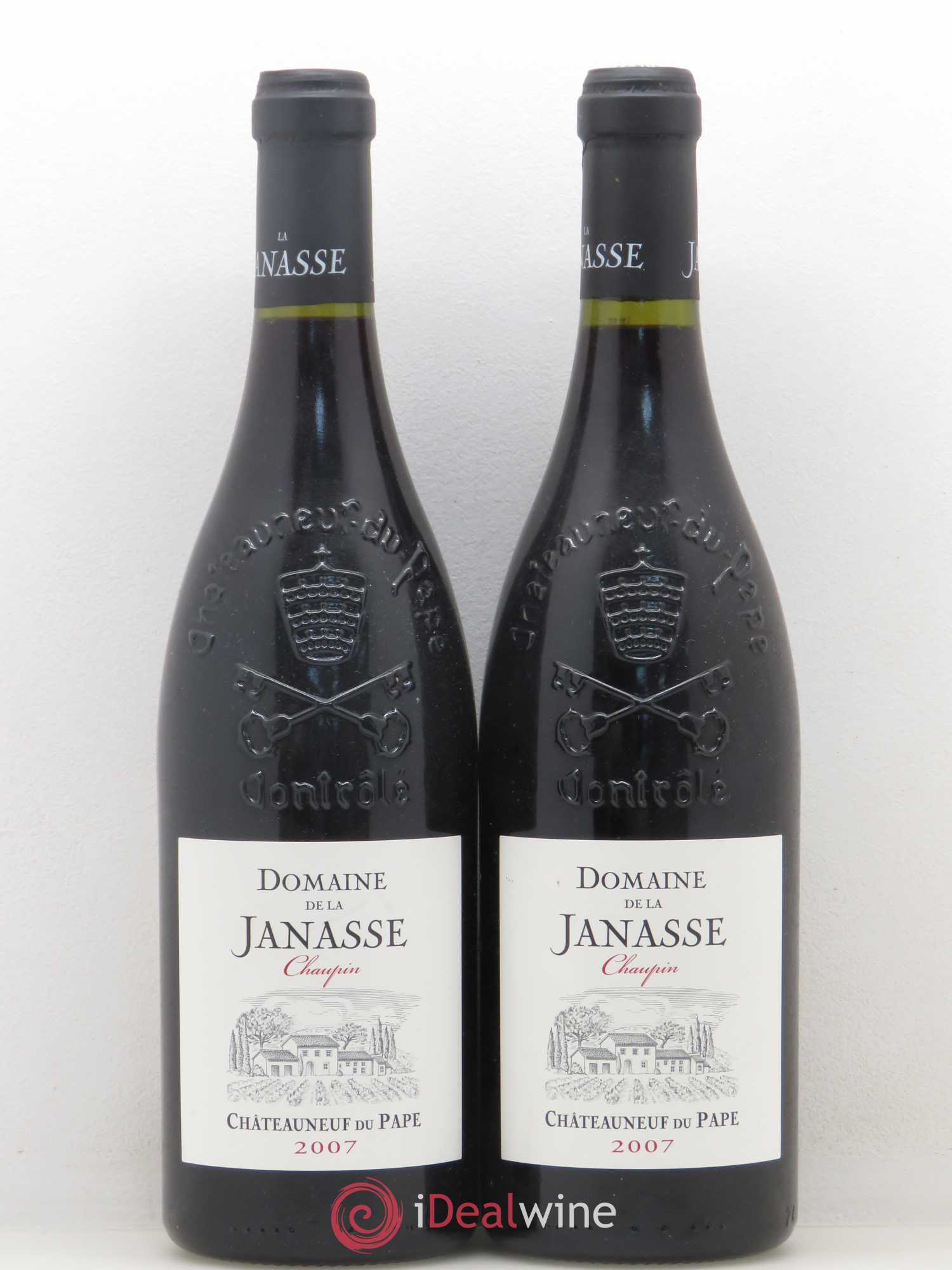 Châteauneuf-du-Pape Cuvée Chaupin La Janasse (Domaine de) 2007 - Lot de 2 bouteilles - 0