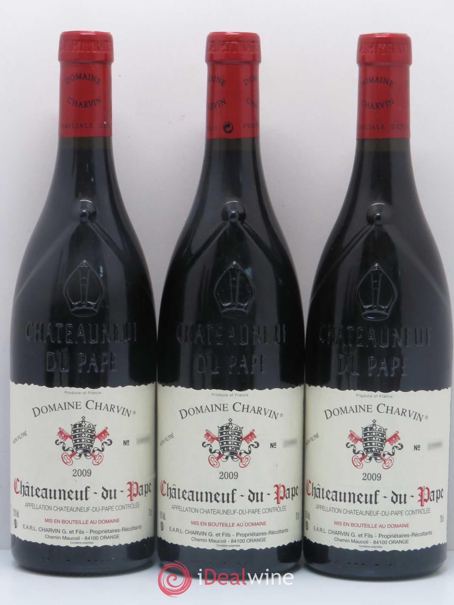 Châteauneuf-du-Pape Charvin (Domaine) 2009 - Lot de 6 bouteilles - 1