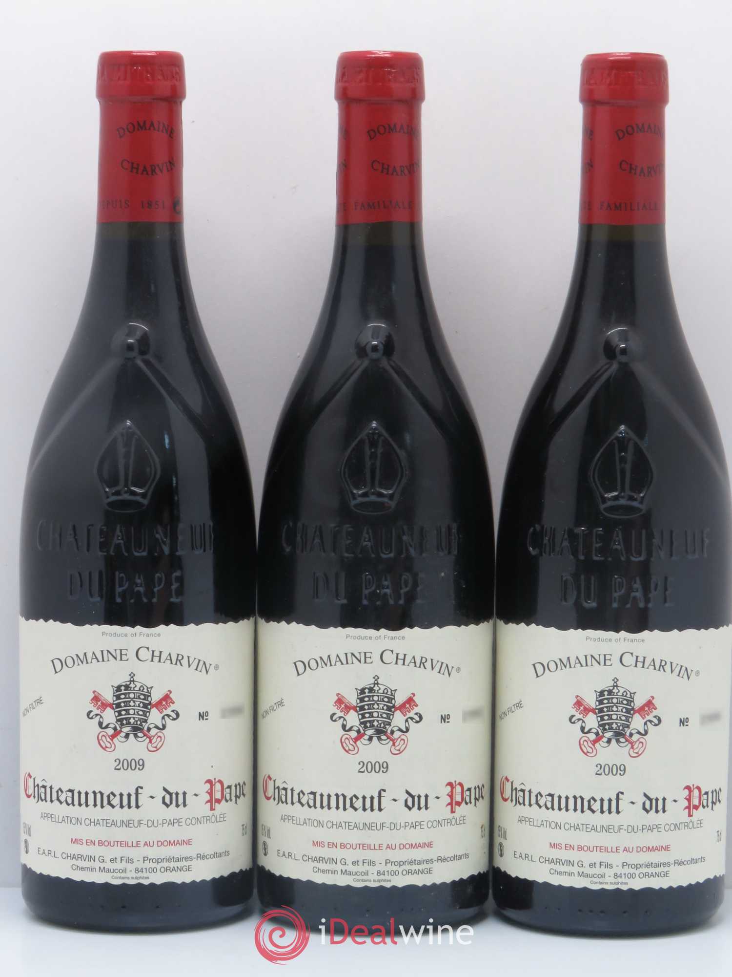 Châteauneuf-du-Pape Charvin (Domaine) 2009 - Lot de 6 bouteilles - 2