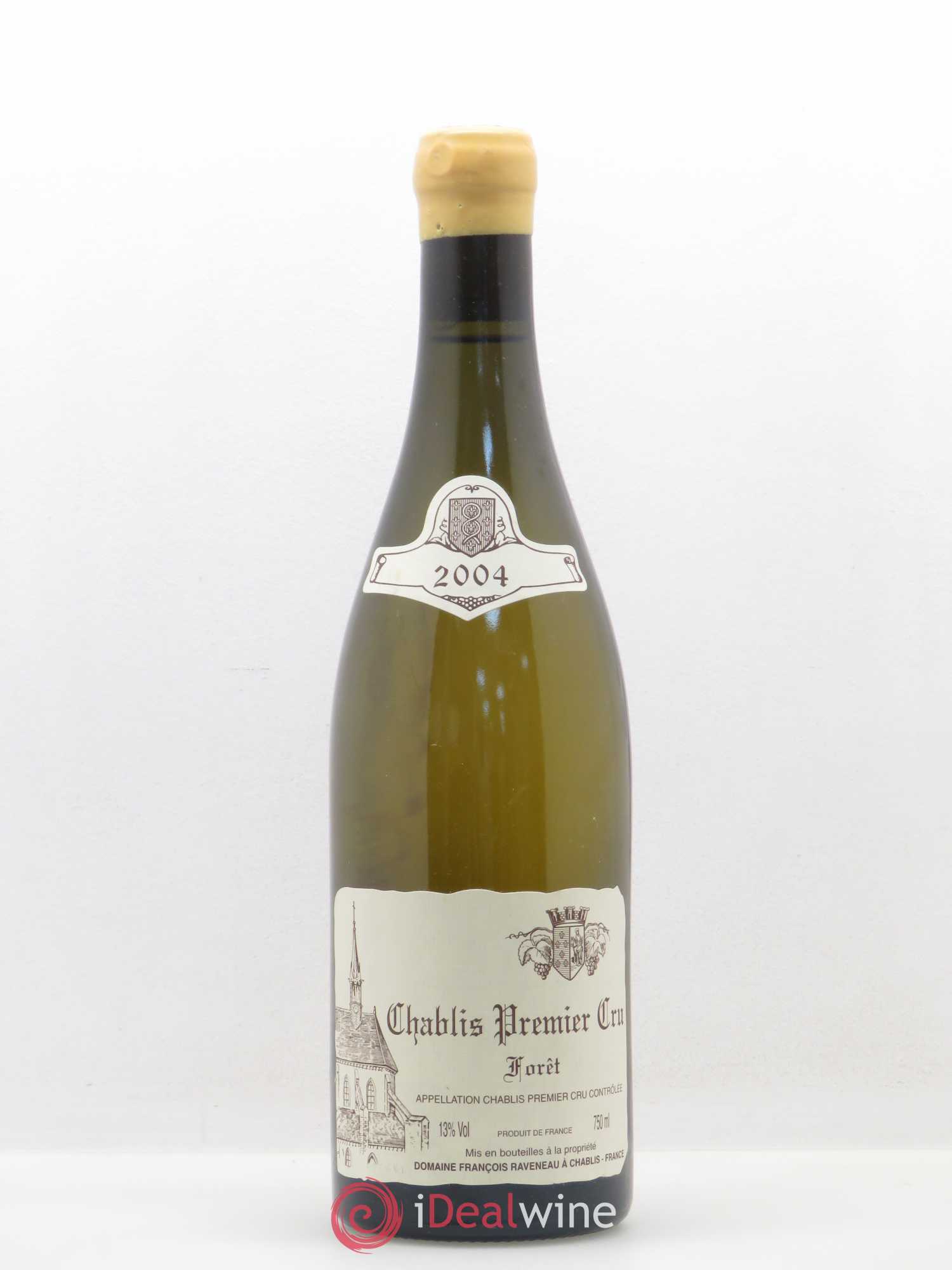 Chablis 1er Cru Forêt Raveneau (Domaine) 2004 - Lot de 1 bouteille - 0