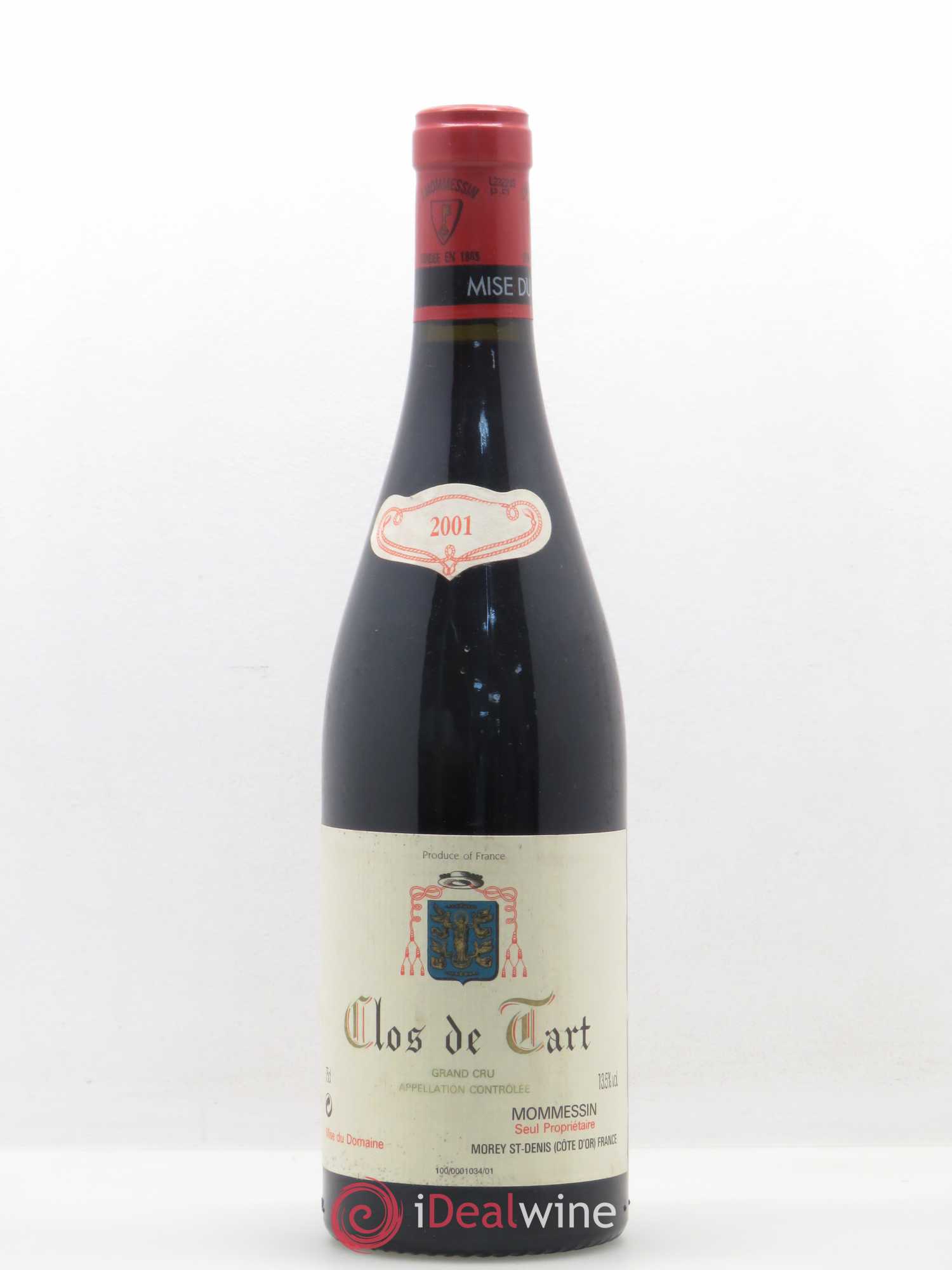 Clos de Tart Grand Cru Clos de Tart 2001 - Lot de 1 bouteille - 0