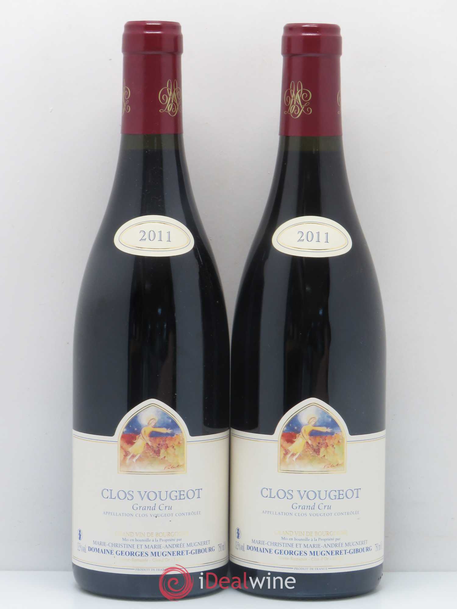 Clos de Vougeot Grand Cru Mugneret-Gibourg (Domaine) 2011 - Lot de 2 bouteilles - 0