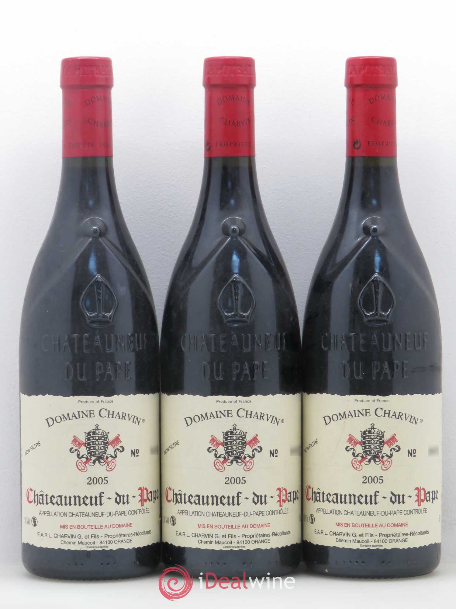 Châteauneuf-du-Pape Charvin (Domaine) 2005 - Lot de 3 bouteilles - 0