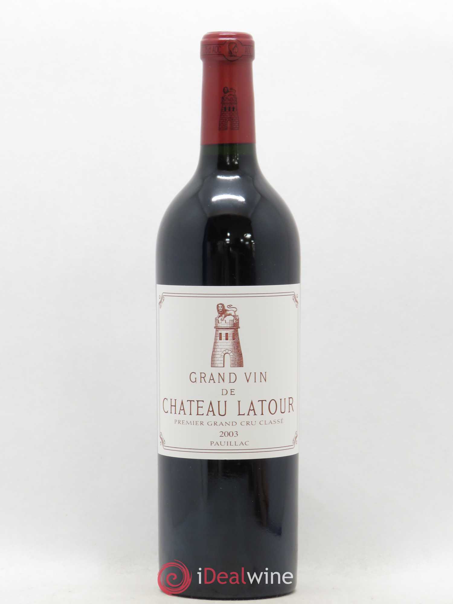 Château Latour 1er Grand Cru Classé 2003 - Lot de 1 bouteille - 0
