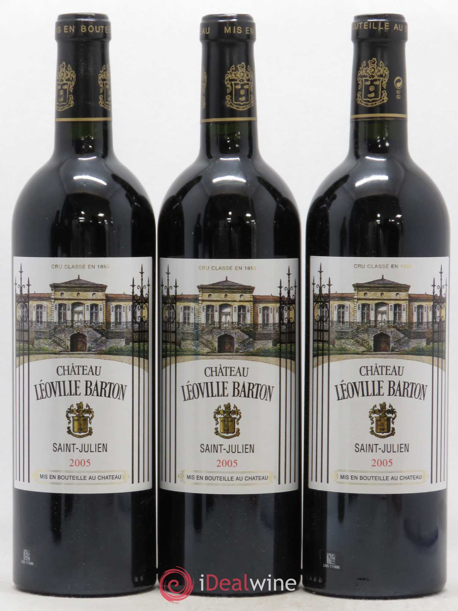 Château Léoville Barton 2ème Grand Cru Classé 2005 - Lot de 6 bouteilles - 1