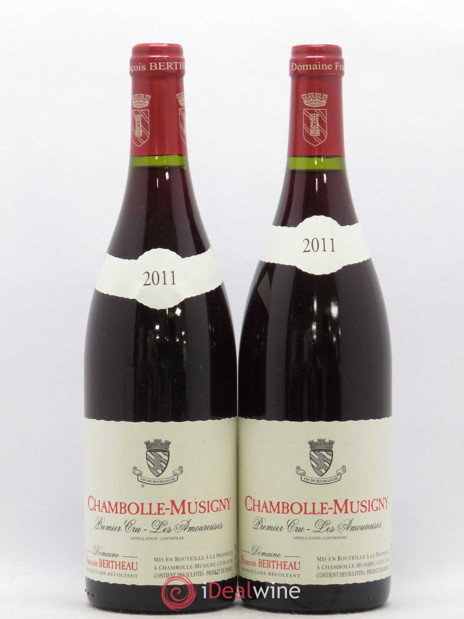 Chambolle-Musigny 1er Cru Les Amoureuses Bertheau 2011 - Posten von 2 Flaschen - 0